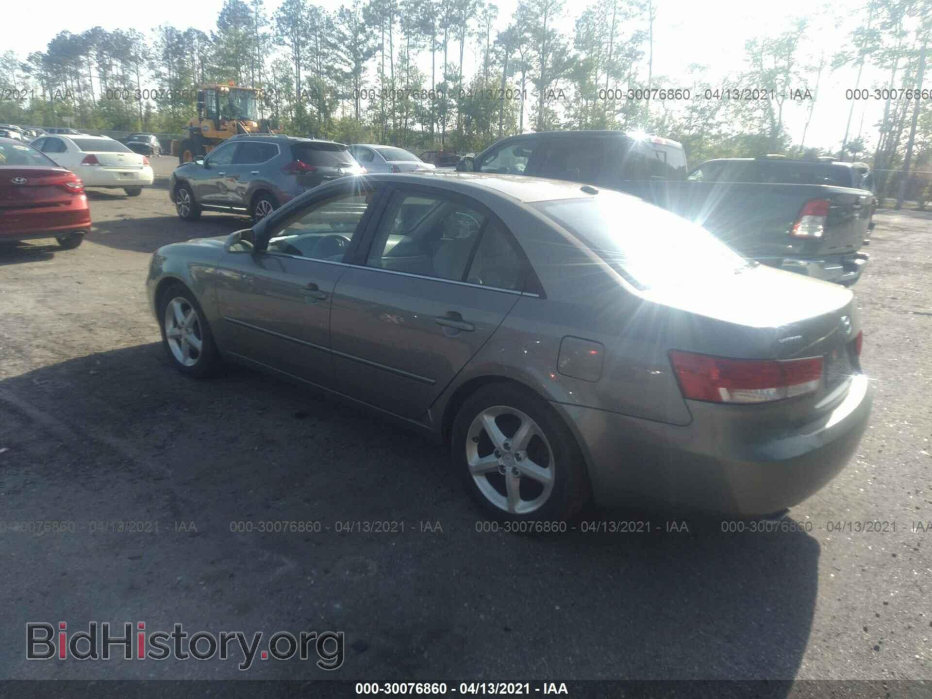 2007 HYUNDAI SONATA - VIN: 5NPEU46F87H257644 - Фото 3