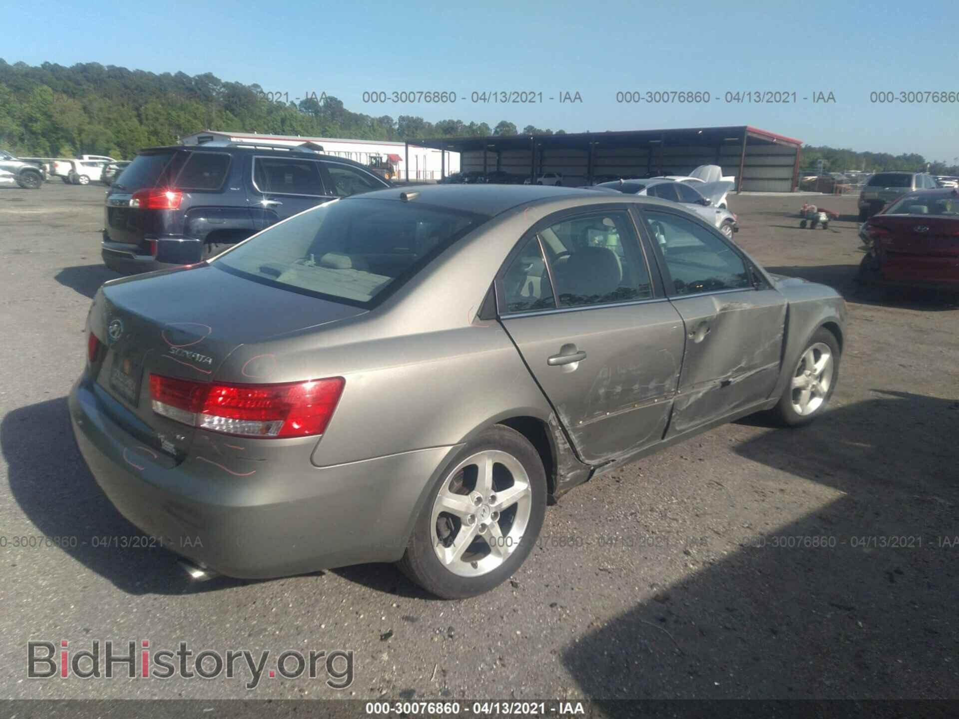 2007 HYUNDAI SONATA - VIN: 5NPEU46F87H257644 - Фото 4
