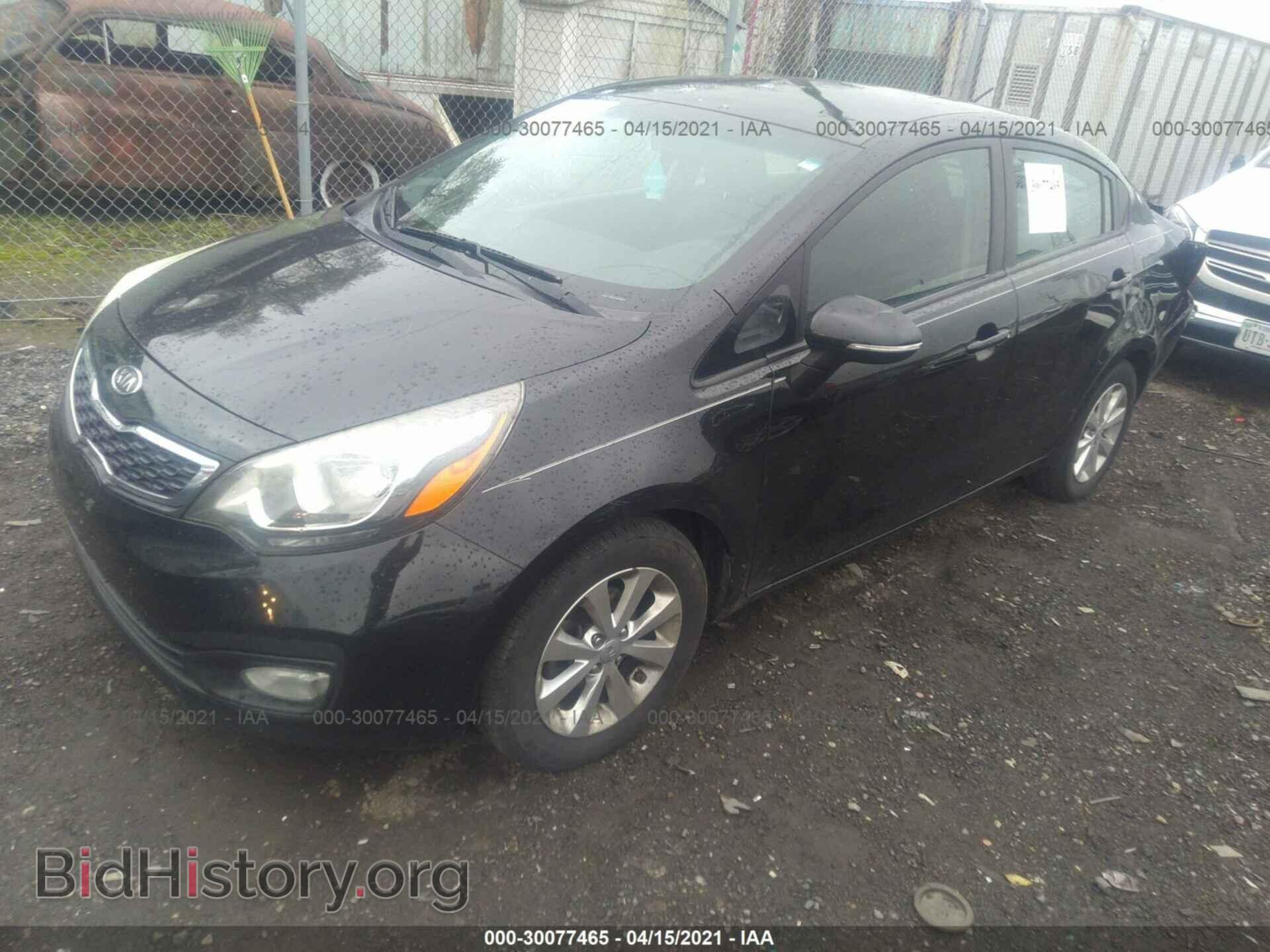 2013 KIA RIO - VIN: KNADN4A33D6116974 - Фото 2