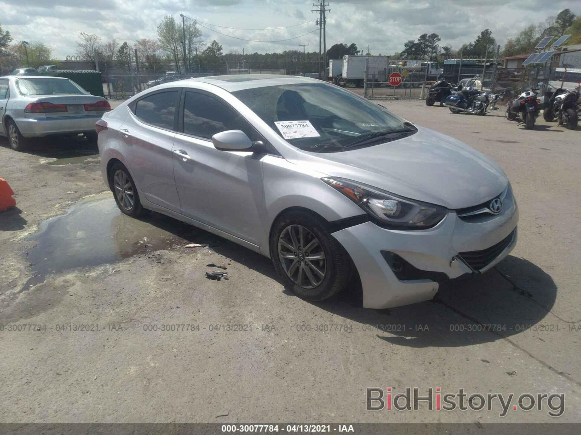 Photo KMHDH4AE4FU286217 - HYUNDAI ELANTRA 2015