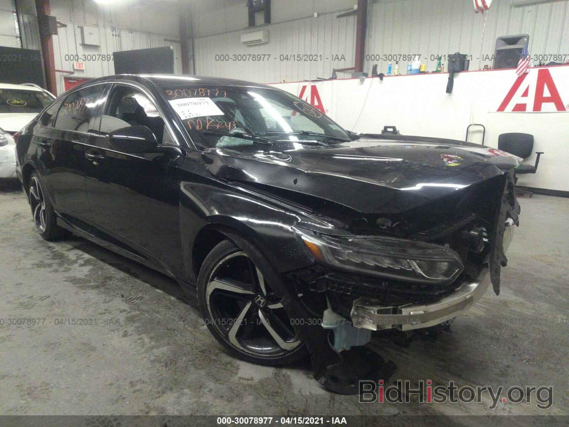 Photo 1HGCV1F36KA002579 - HONDA ACCORD SEDAN 2019