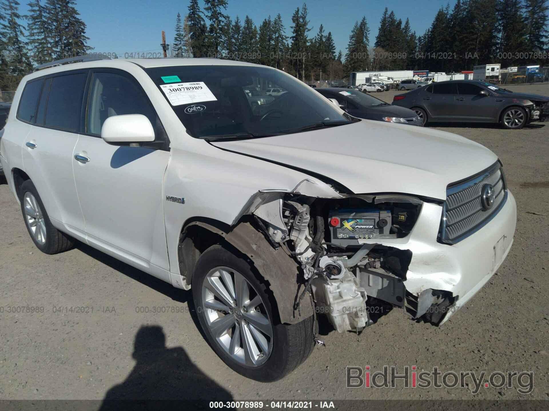 Photo JTEEW44A382007700 - TOYOTA HIGHLANDER HYBRID 2008