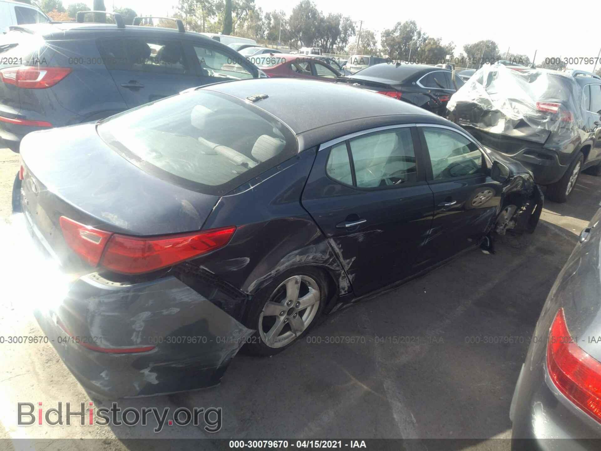 2015 KIA OPTIMA - VIN: KNAGM4A77F5612579 - Photo 4