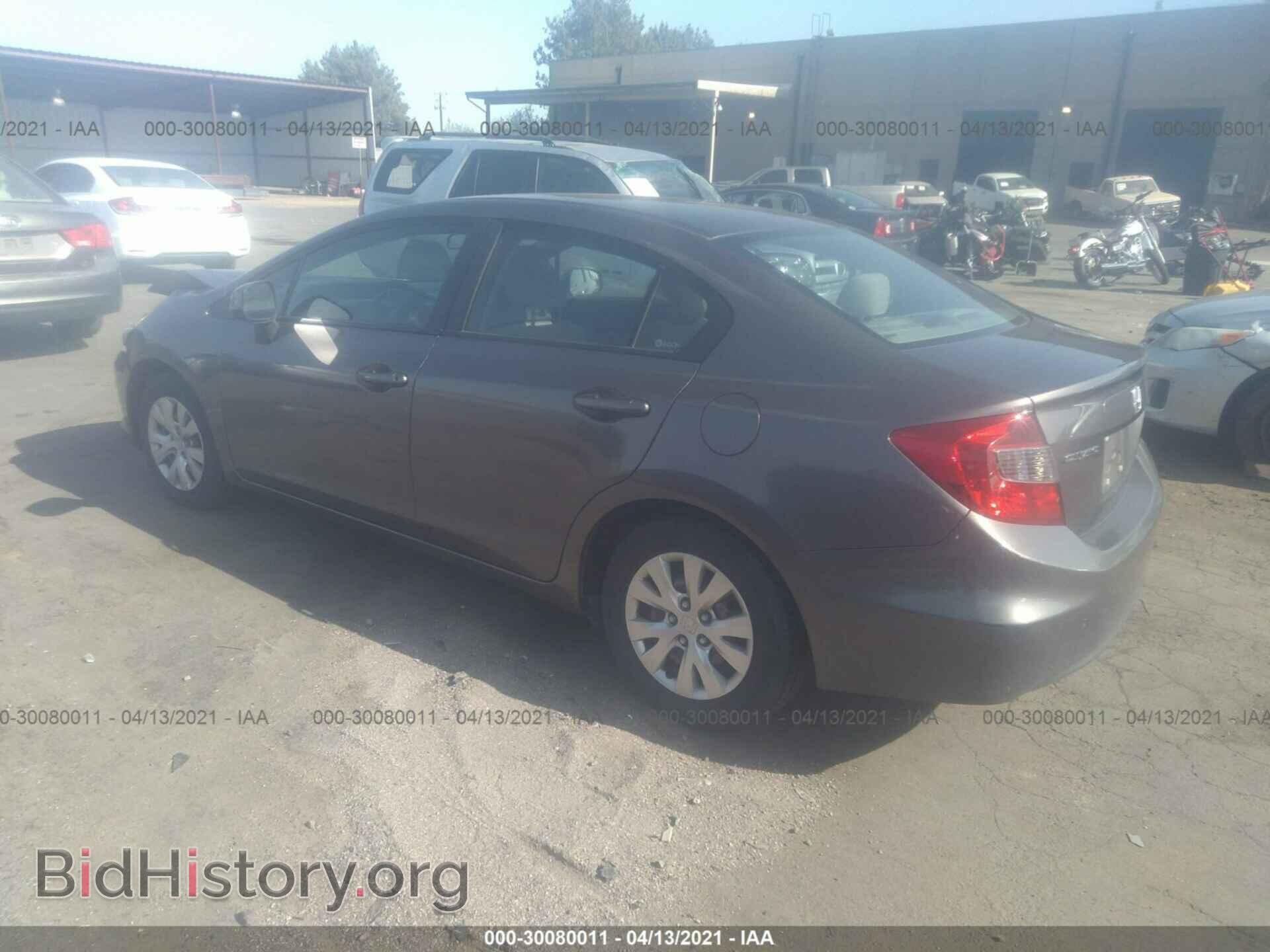 2012 HONDA CIVIC SDN - VIN: 19XFB2F52CE360899 - Фото 3