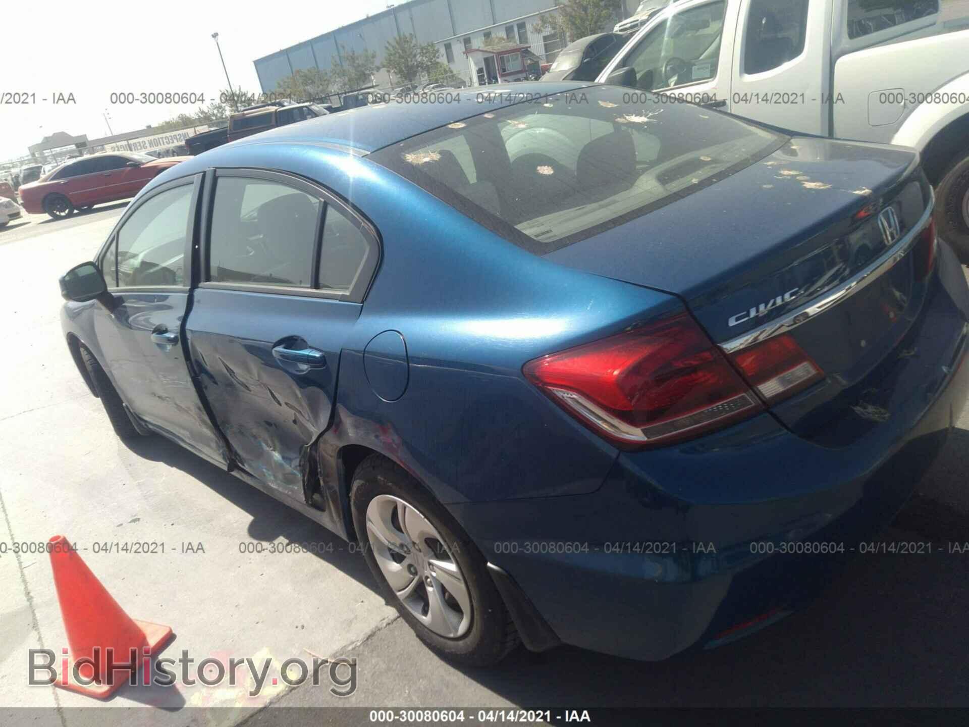 2013 HONDA CIVIC SDN - VIN: 2HGFB2F54DH549626 - Фото 3