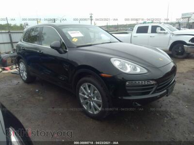 2014 Porsche CAYENNE S, черный — VIN WP1AB2A25ELA58555, IAAI