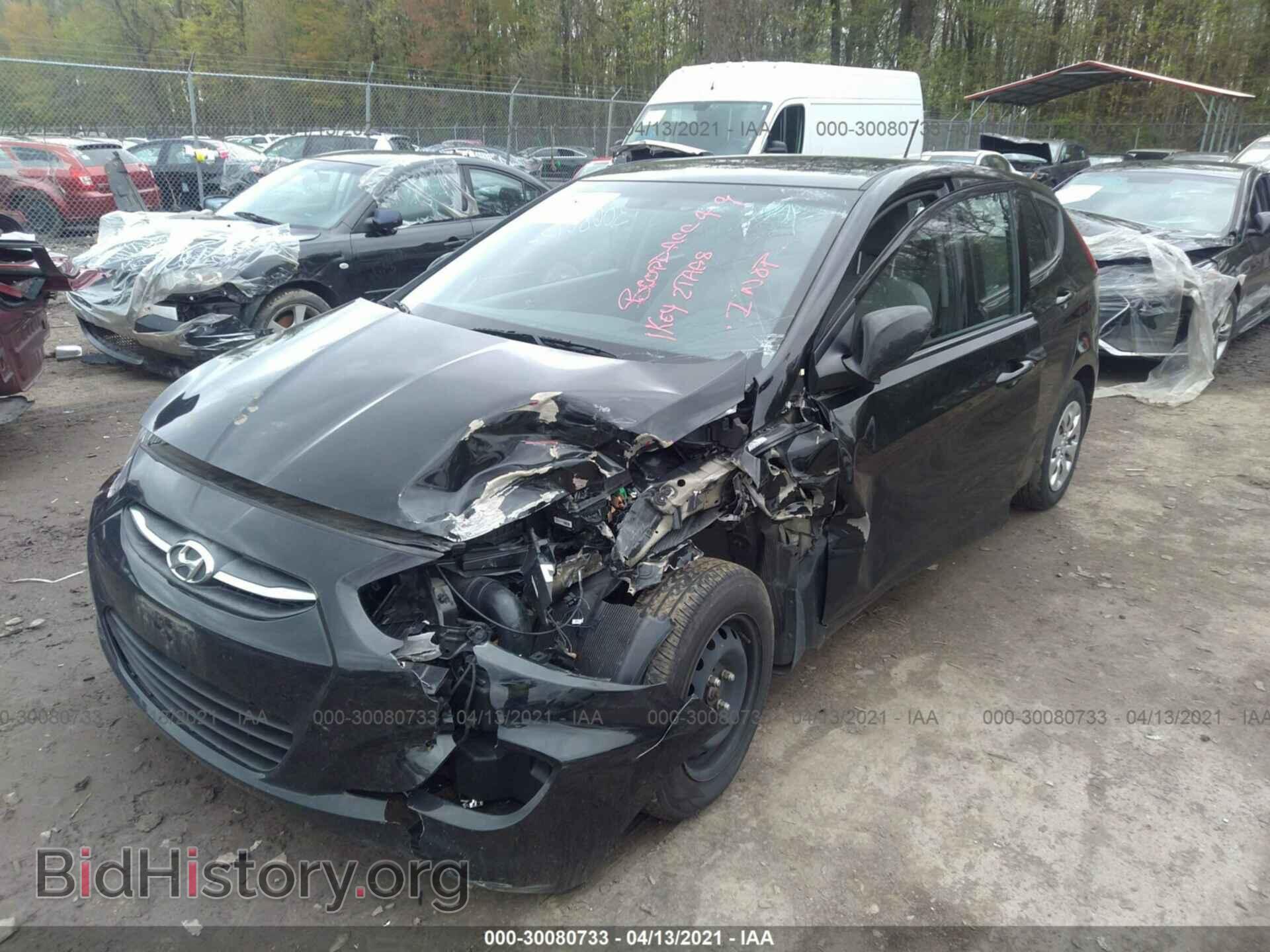 2016 HYUNDAI ACCENT - VIN: KMHCT5AE0GU275555 - Фото 2
