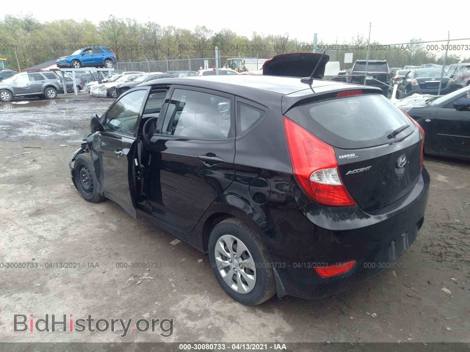 2016 HYUNDAI ACCENT - VIN: KMHCT5AE0GU275555 - Фото 3