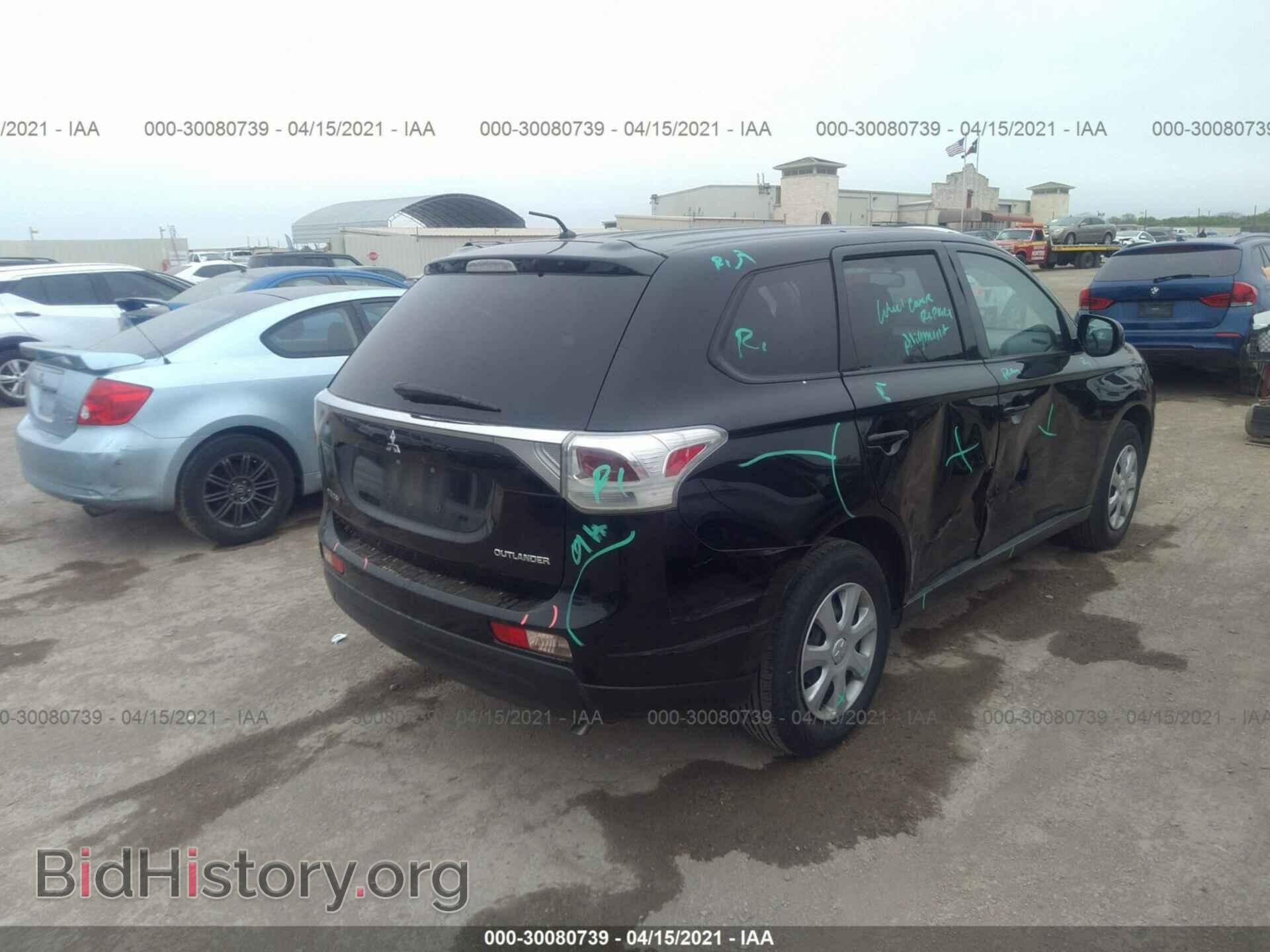 2014 MITSUBISHI OUTLANDER - VIN: JA4AD2A35EZ007522 - Фото 4