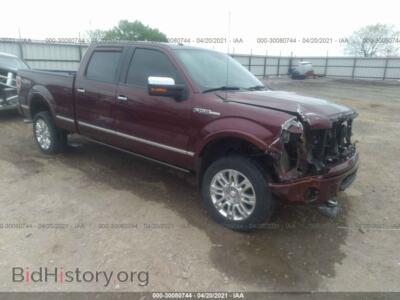 2009 Ford F-150 XL/XLT/FX4/LARIAT, бордовый — VIN 1FTPW14V29FA30989, IAAI