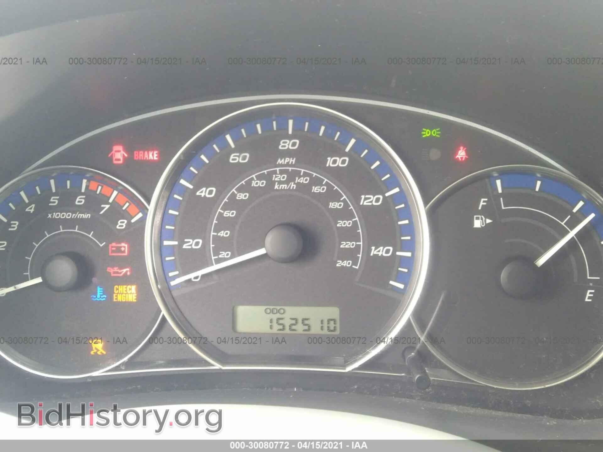 2010 SUBARU FORESTER - VIN: JF2SH6BC8AG785549 - Фото 7