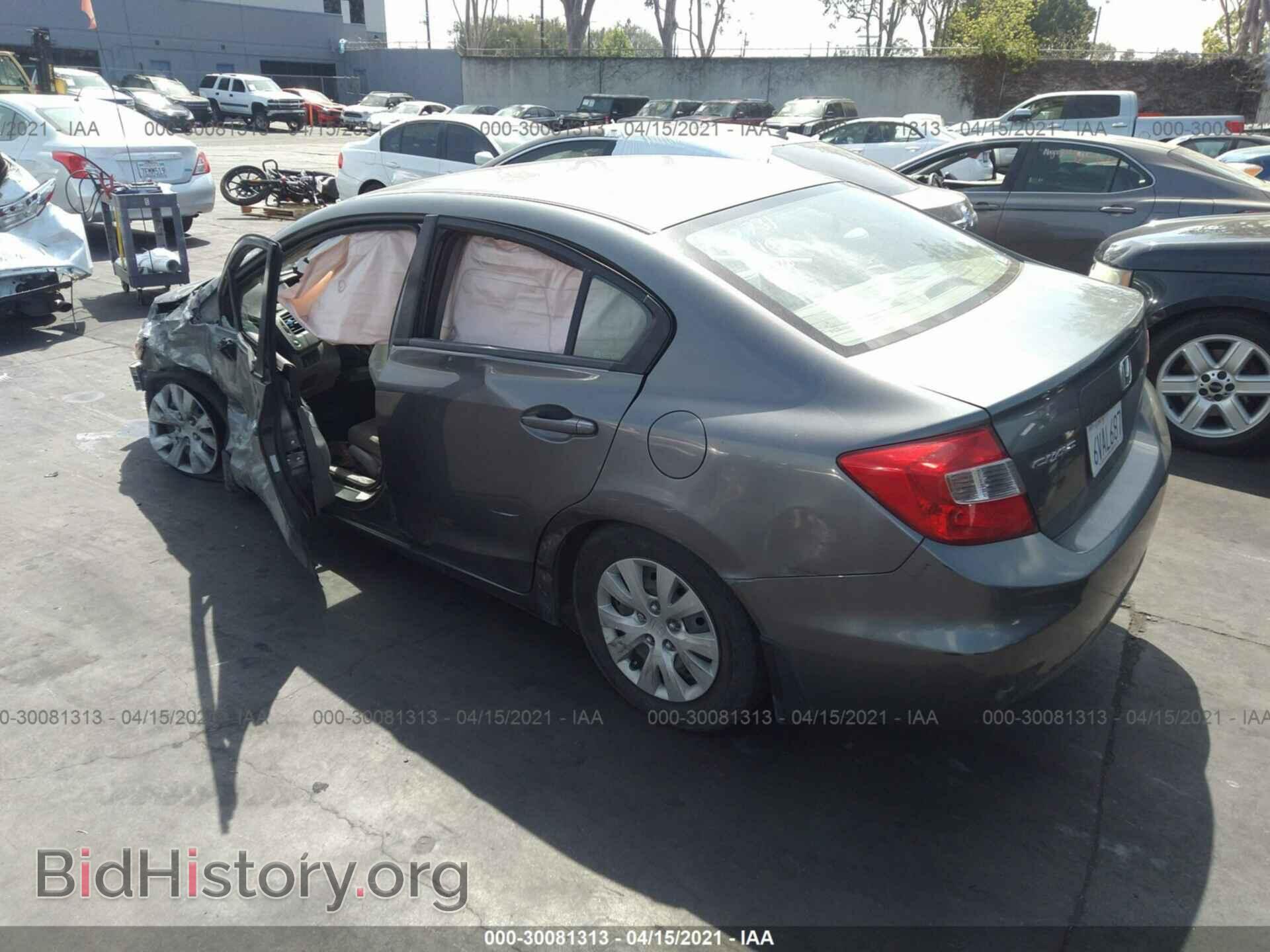 2012 HONDA CIVIC SDN - VIN: JHMFB2F56CS005343 - Фото 3