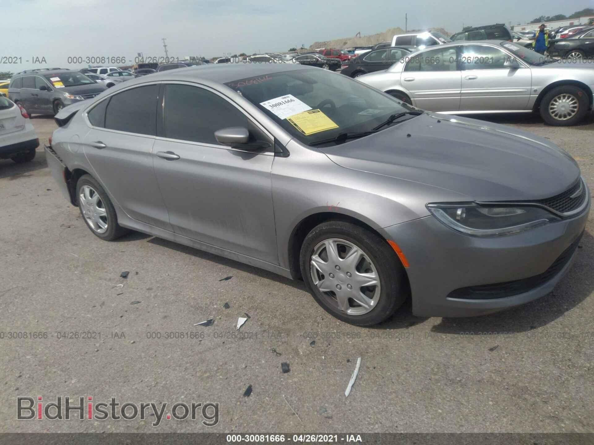 Фотография 1C3CCCFB2FN606236 - CHRYSLER 200 2015