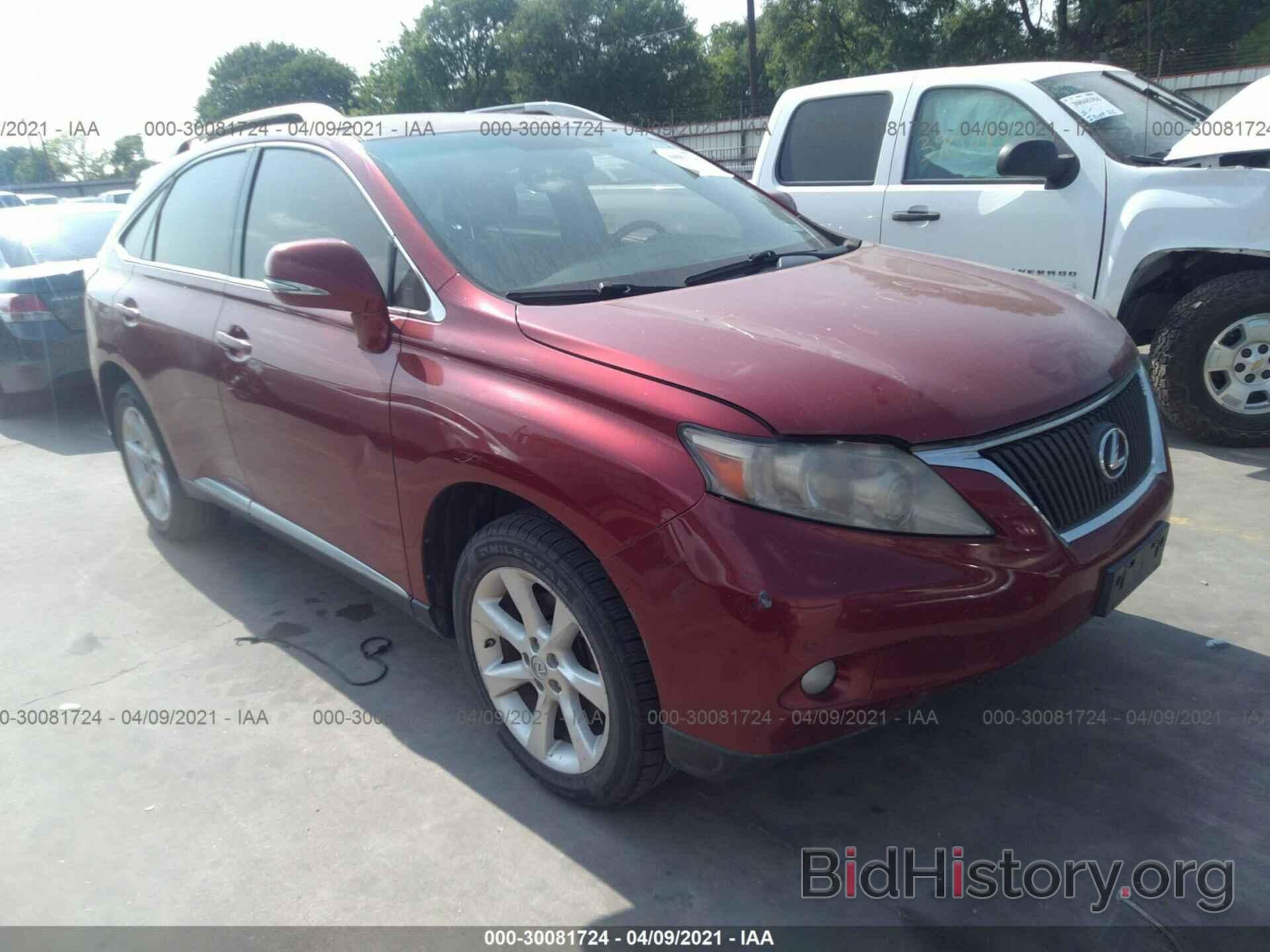 Photo JTJZK1BA6A2404579 - LEXUS RX 350 2010