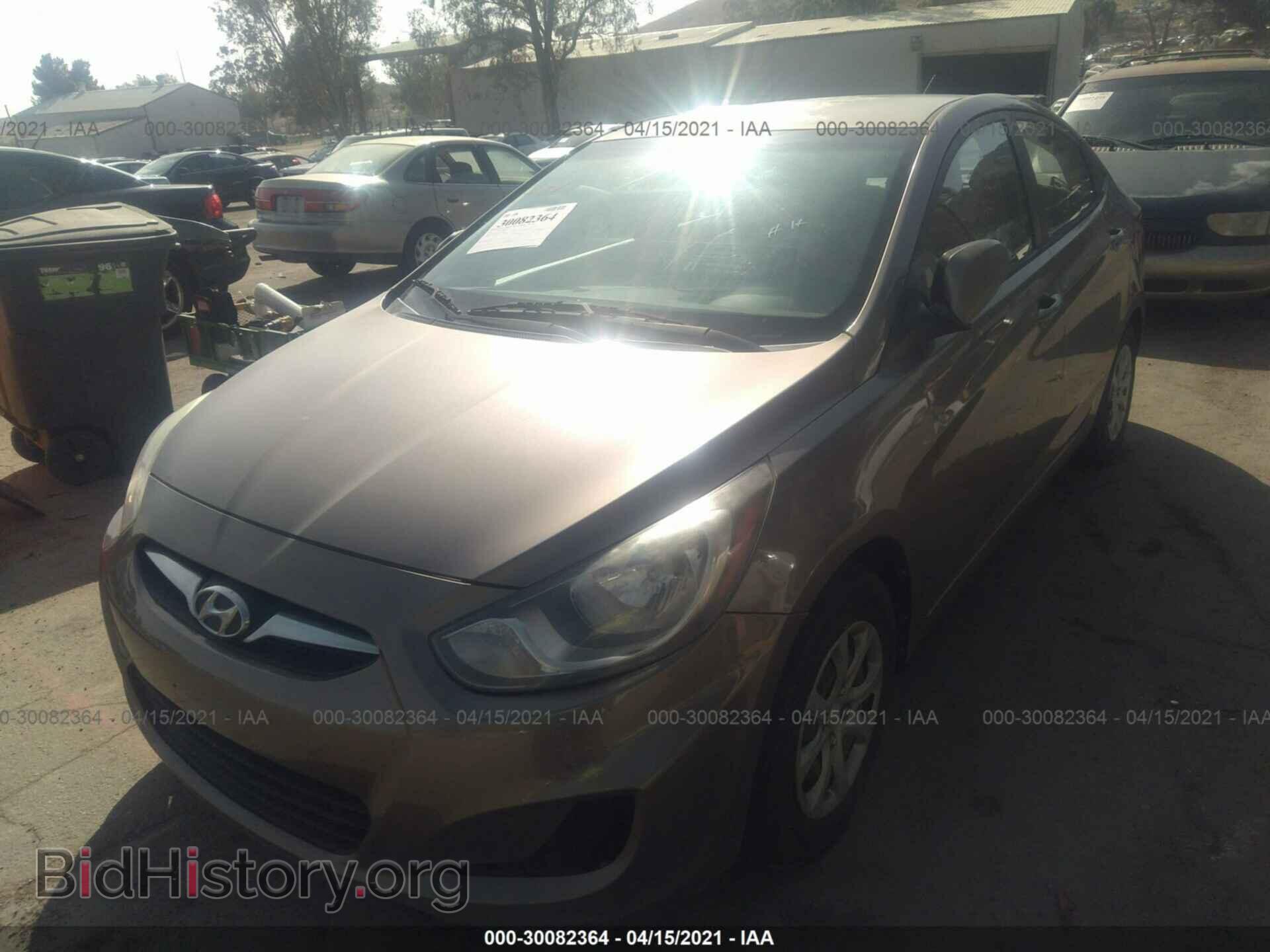 2012 HYUNDAI ACCENT - VIN: KMHCT4AE0CU200830 - Фото 2