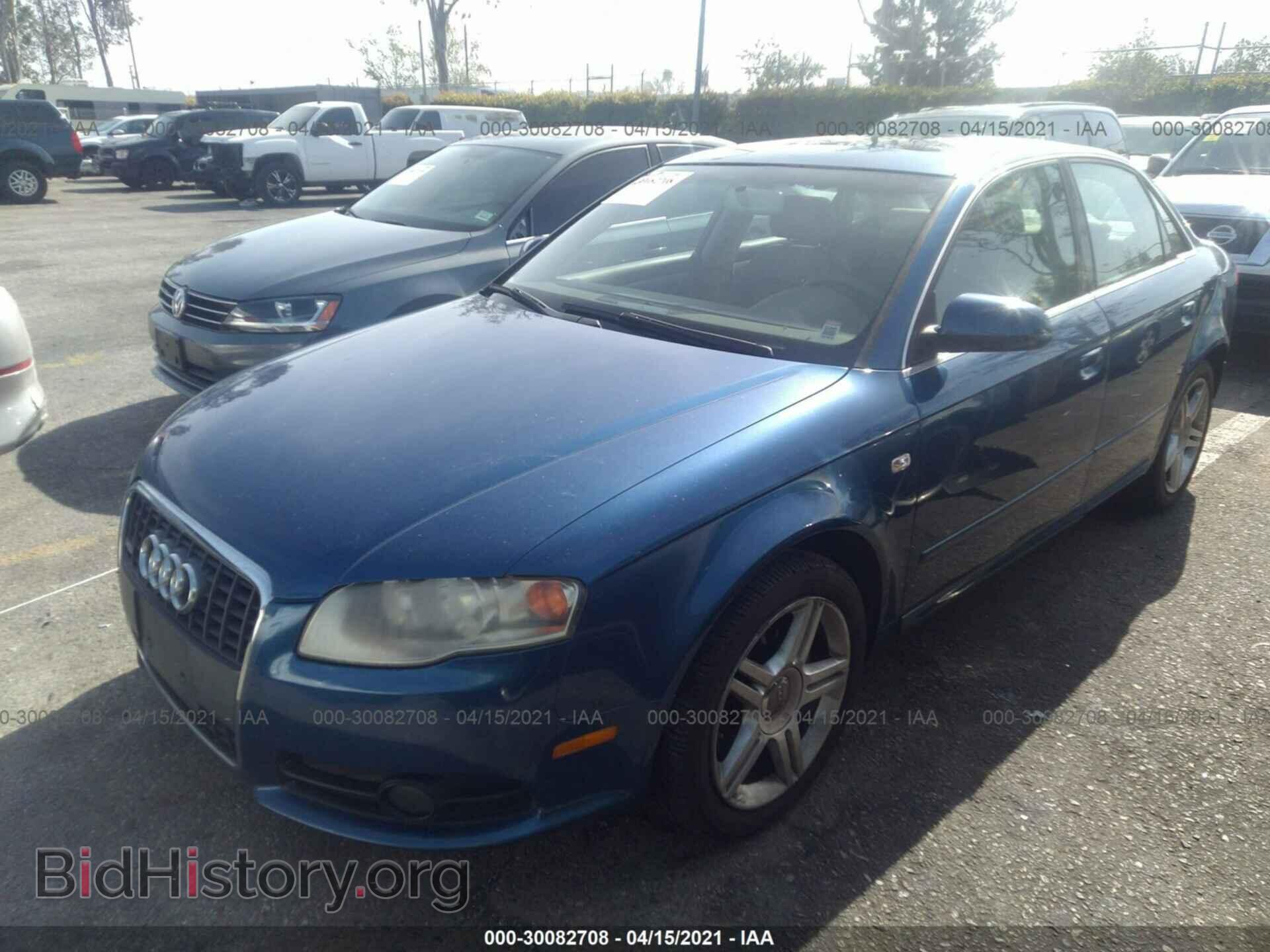 2008 AUDI A4 - VIN: WAUAF78E78A059092 - Фото 2