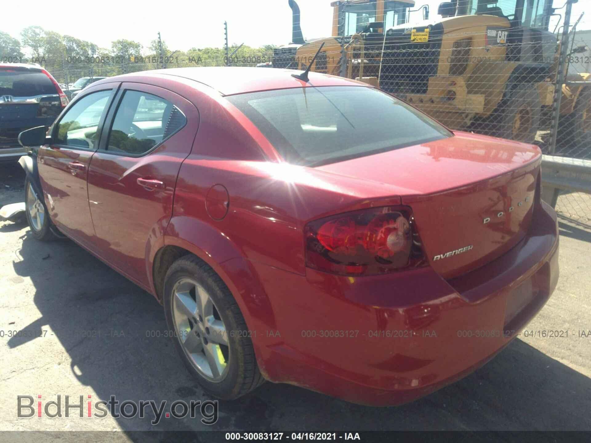 2013 DODGE AVENGER - VIN: 1C3CDZAGXDN753596 - Фото 3
