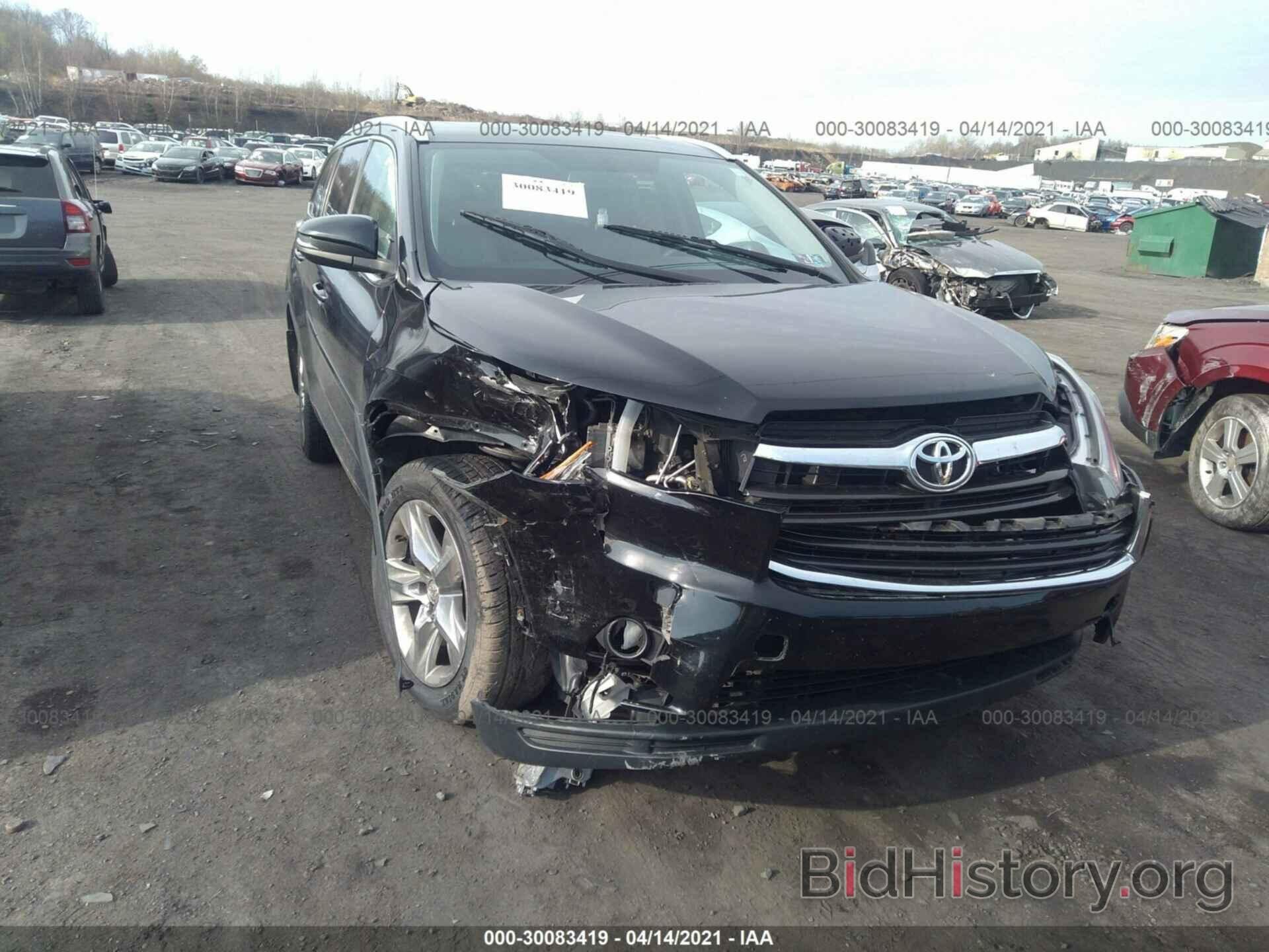 Photo 5TDDKRFH7FS092419 - TOYOTA HIGHLANDER 2015