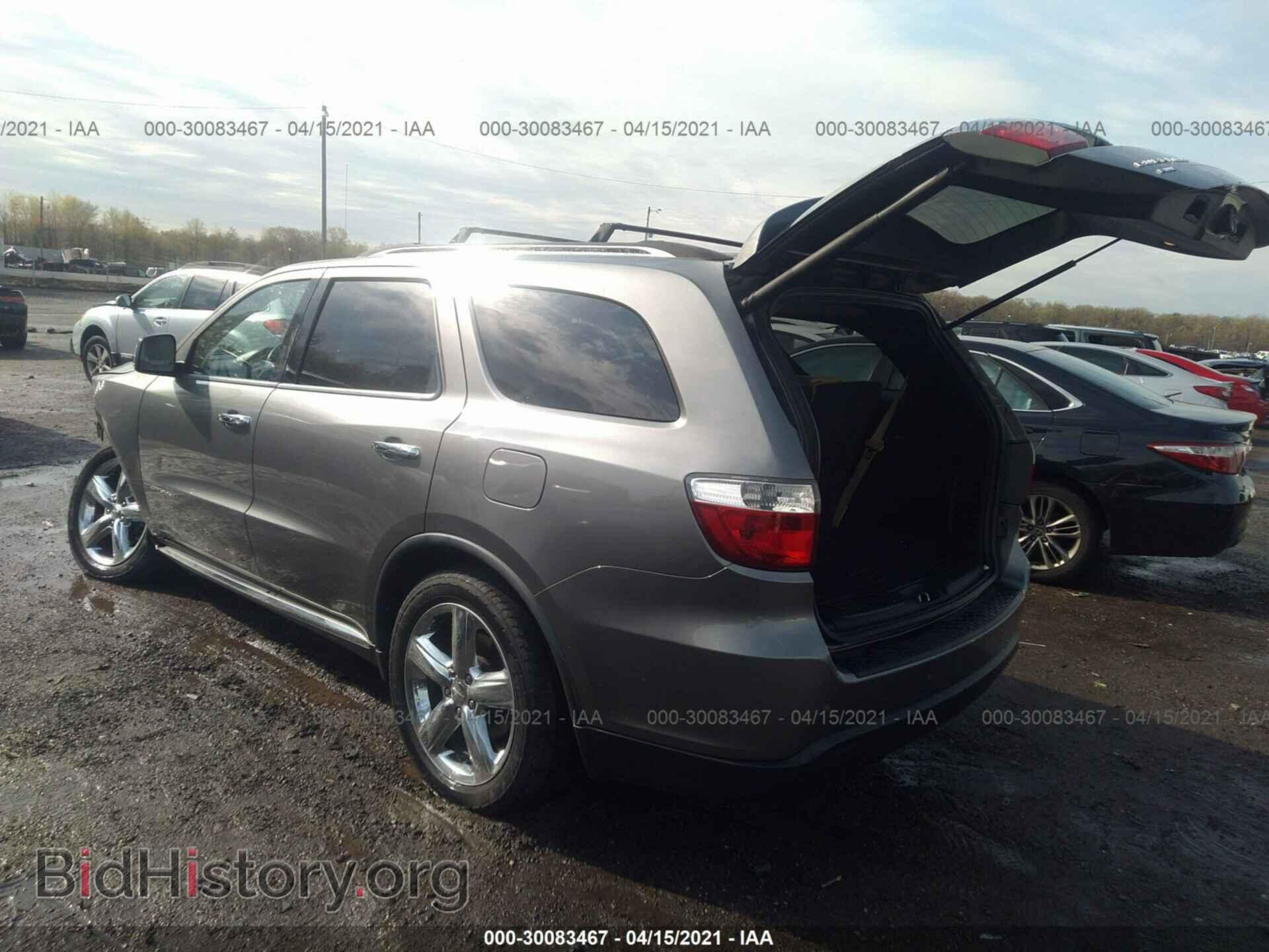 2012 DODGE DURANGO - VIN: 1C4RDJEG7CC130917 - Photo 3
