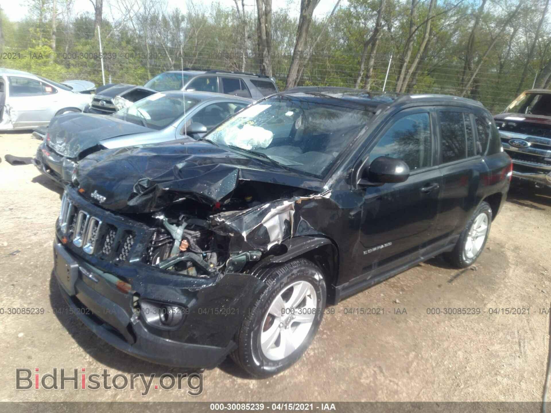 2013 JEEP COMPASS - VIN: 1C4NJDEB2DD237043 - Фото 2