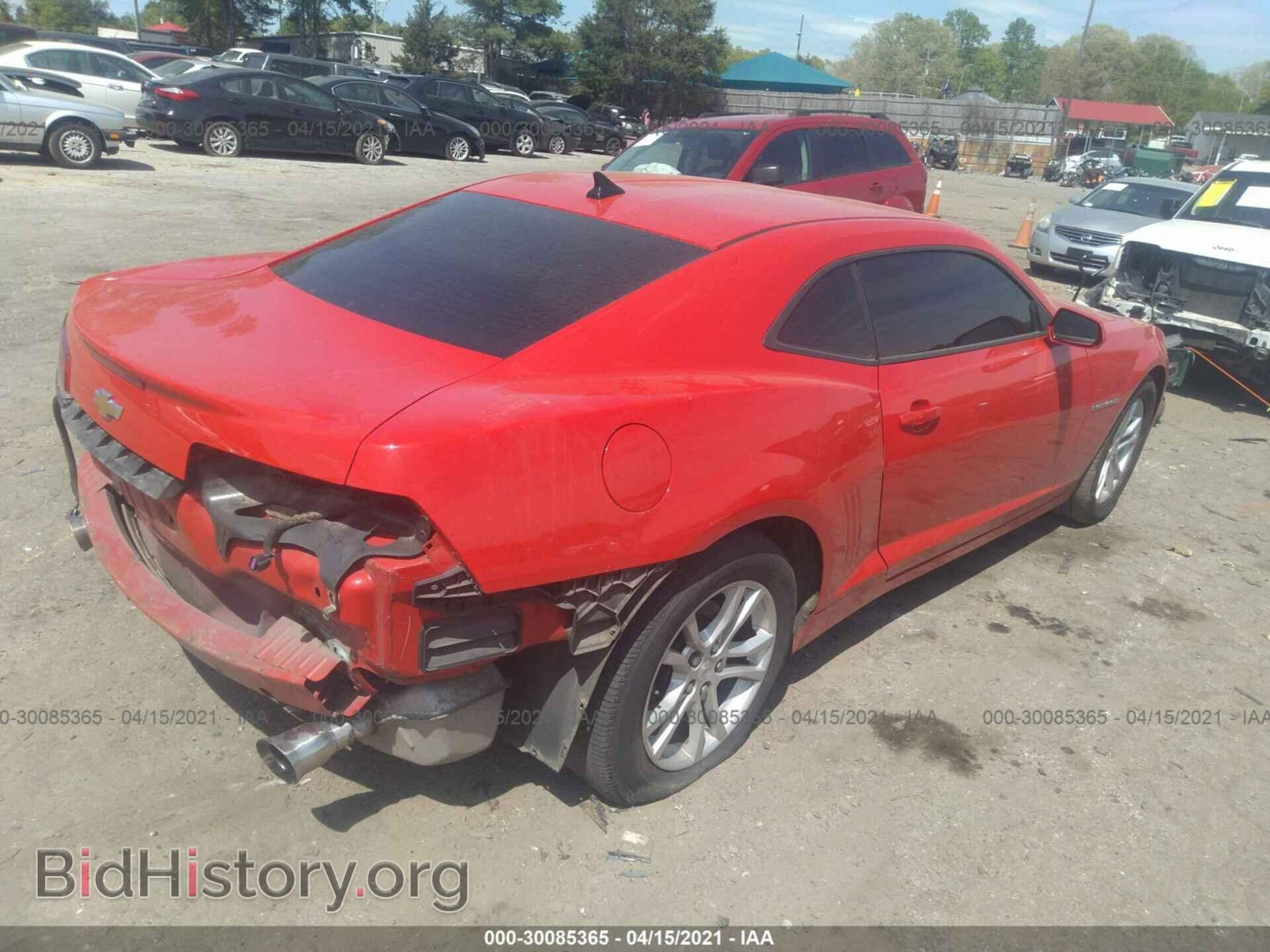 2014 CHEVROLET CAMARO - VIN: 2G1FE1E33E9213762 - Фото 4