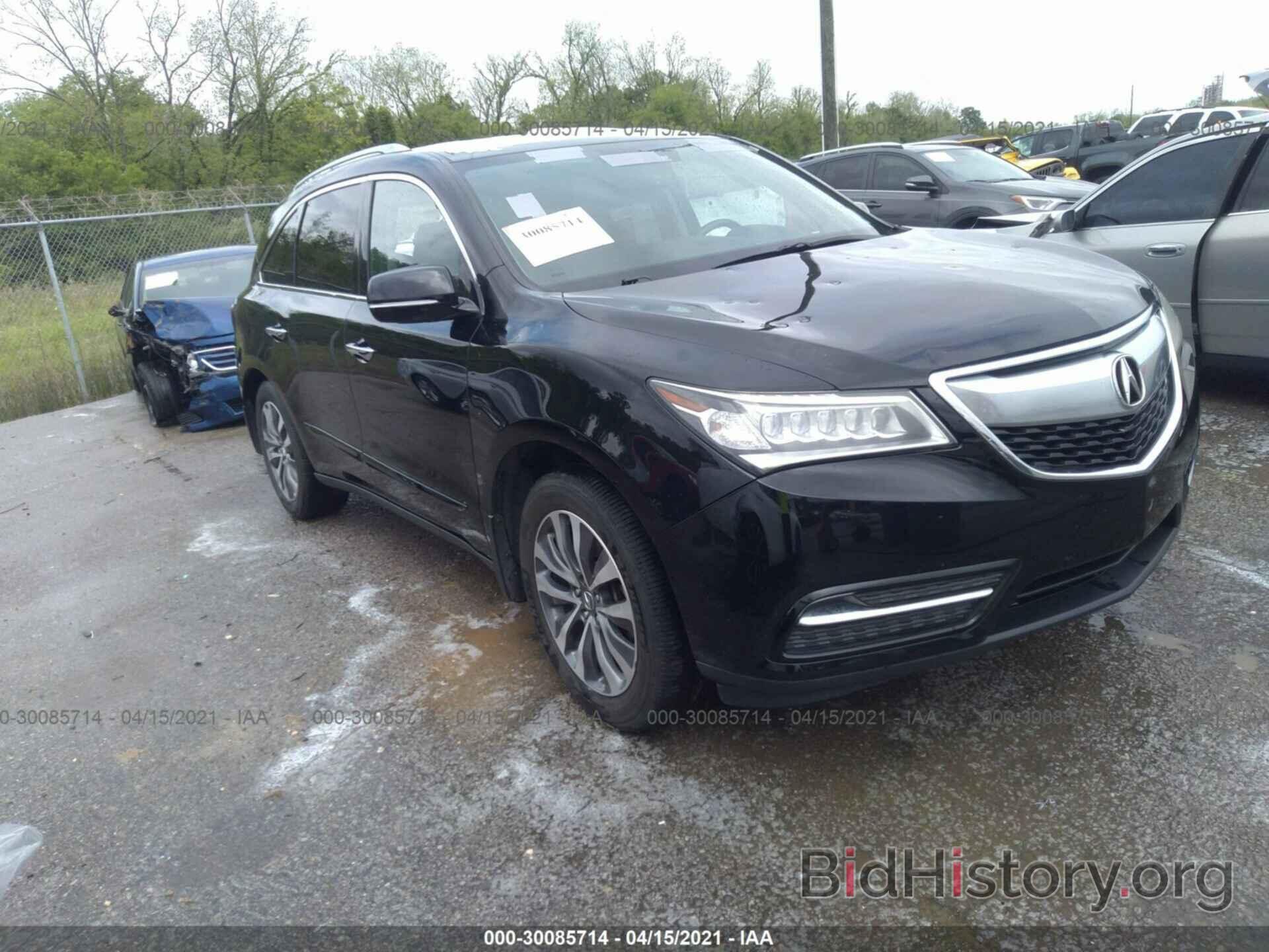 Photo 5FRYD3H47FB013532 - ACURA MDX 2015