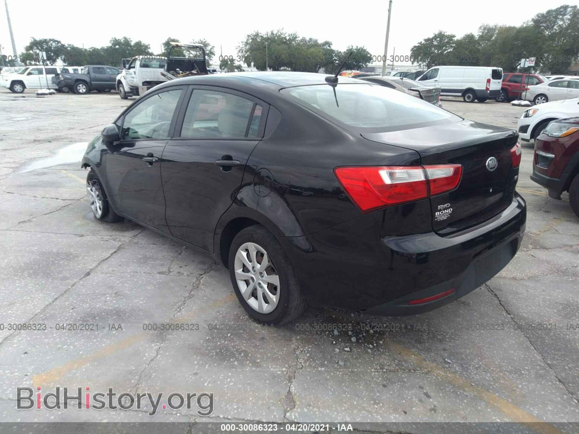 2013 KIA RIO - VIN: KNADM4A35D6209417 - Фото 3