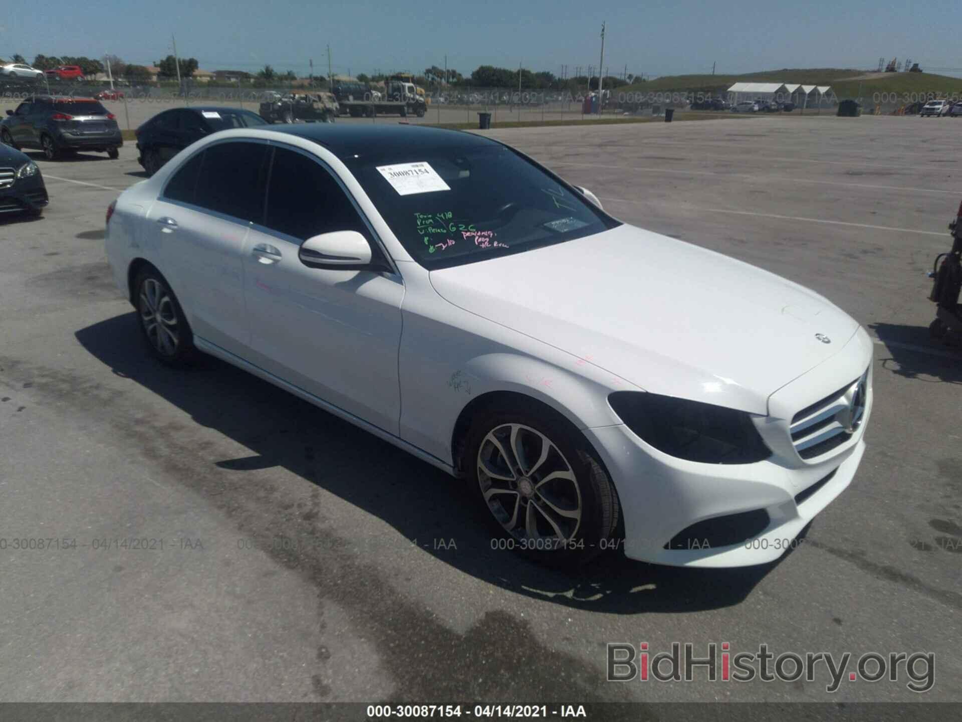 Photo 55SWF4JB6GU106737 - MERCEDES-BENZ C-CLASS 2016