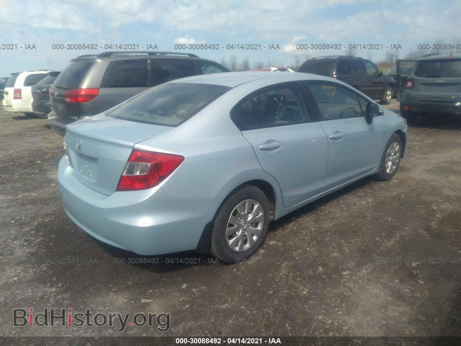 2012 HONDA CIVIC SDN - VIN: 2HGFB2F52CH588603 - Фото 4