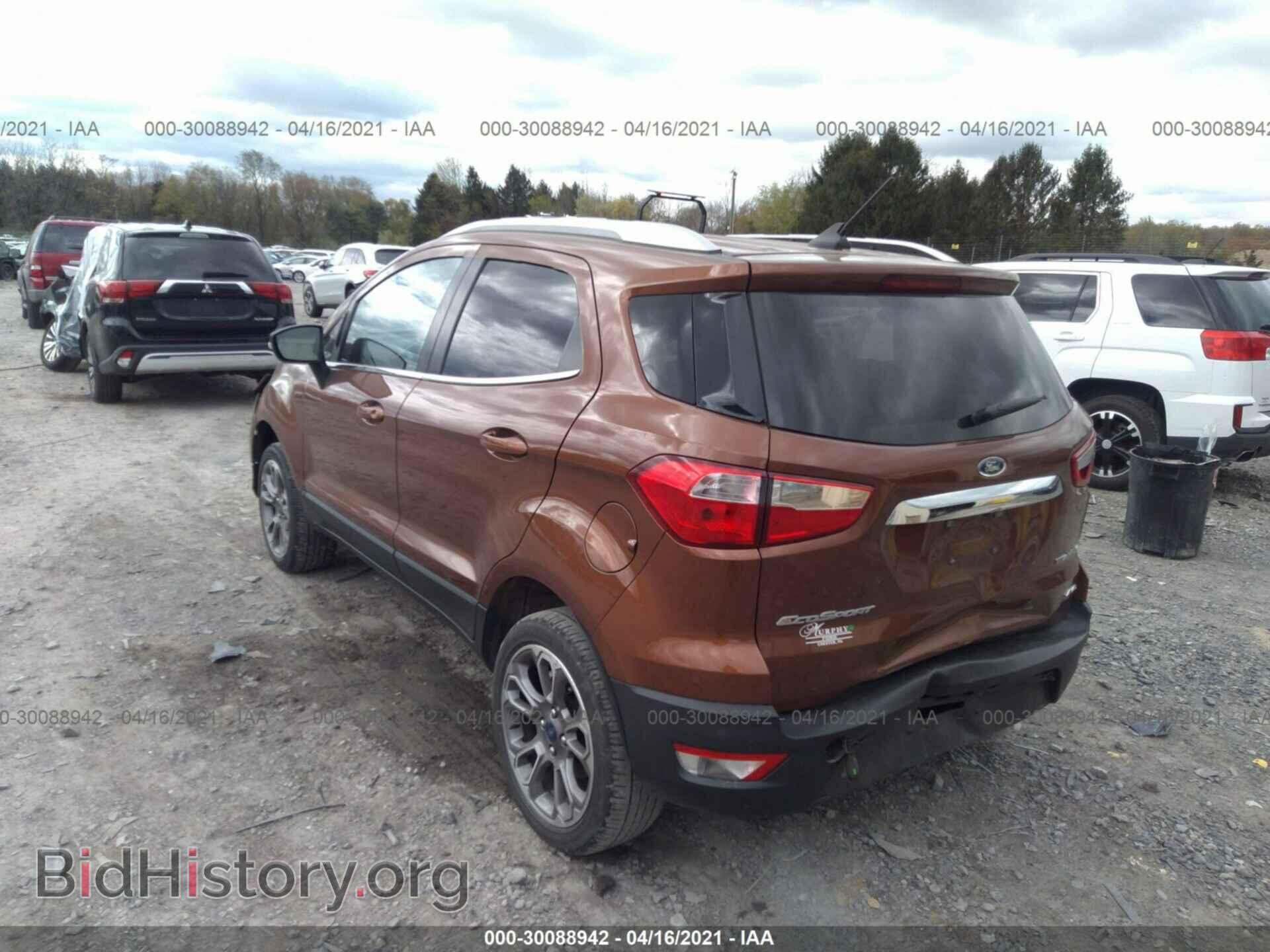 2019 FORD ECOSPORT - VIN: MAJ6S3KLXKC267733 - Фото 3