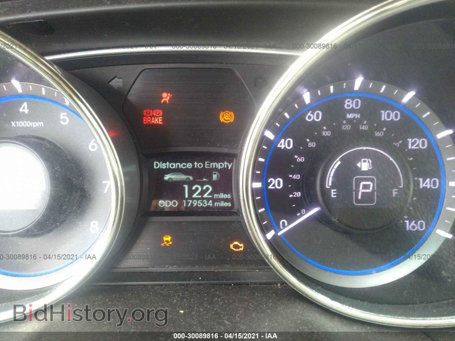 2012 HYUNDAI SONATA - VIN: 5NPEB4AC5CH449133 - Фото 7