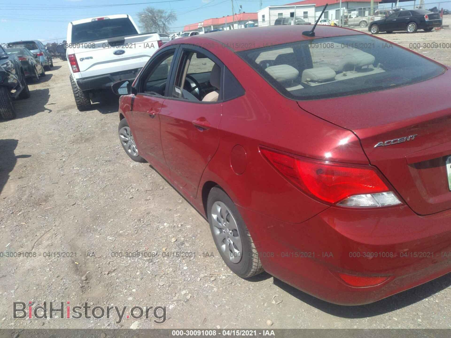 2017 HYUNDAI ACCENT - VIN: KMHCT4AE9HU376136 - Фото 3