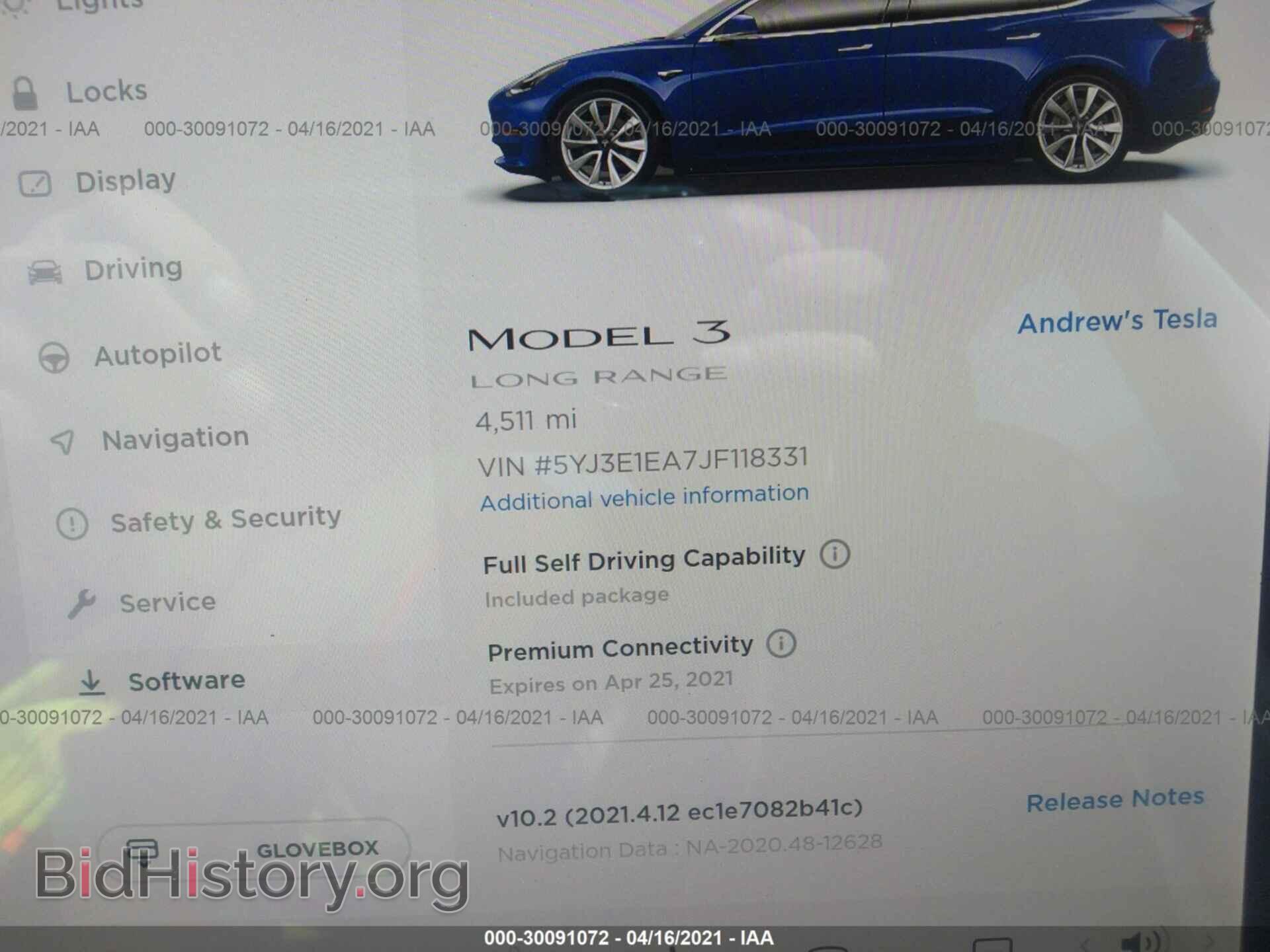 2018 TESLA MODEL 3 - VIN: 5YJ3E1EA7JF118331 - Фото 7