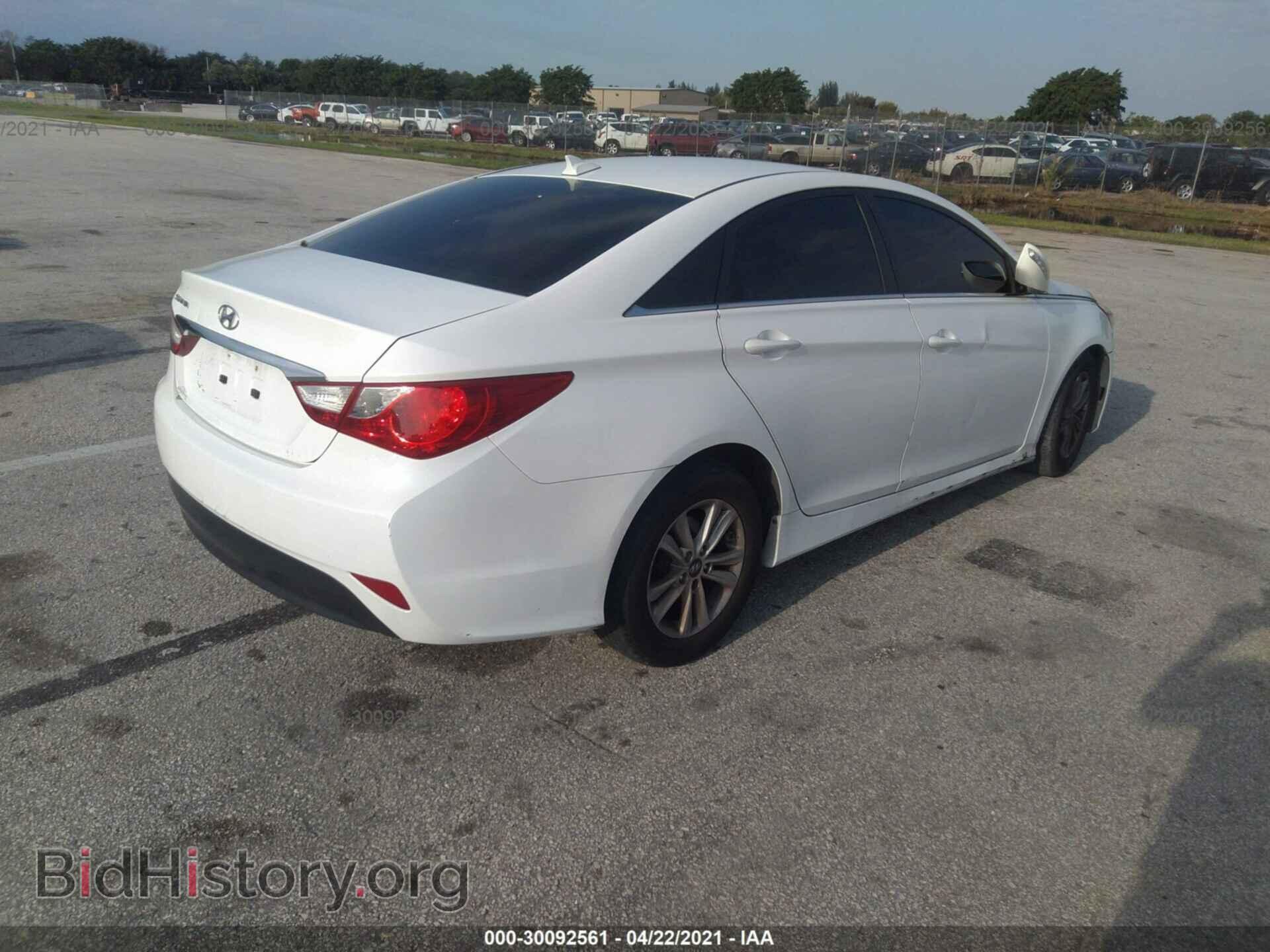2014 HYUNDAI SONATA - VIN: 5NPEB4AC2EH842056 - Фото 4