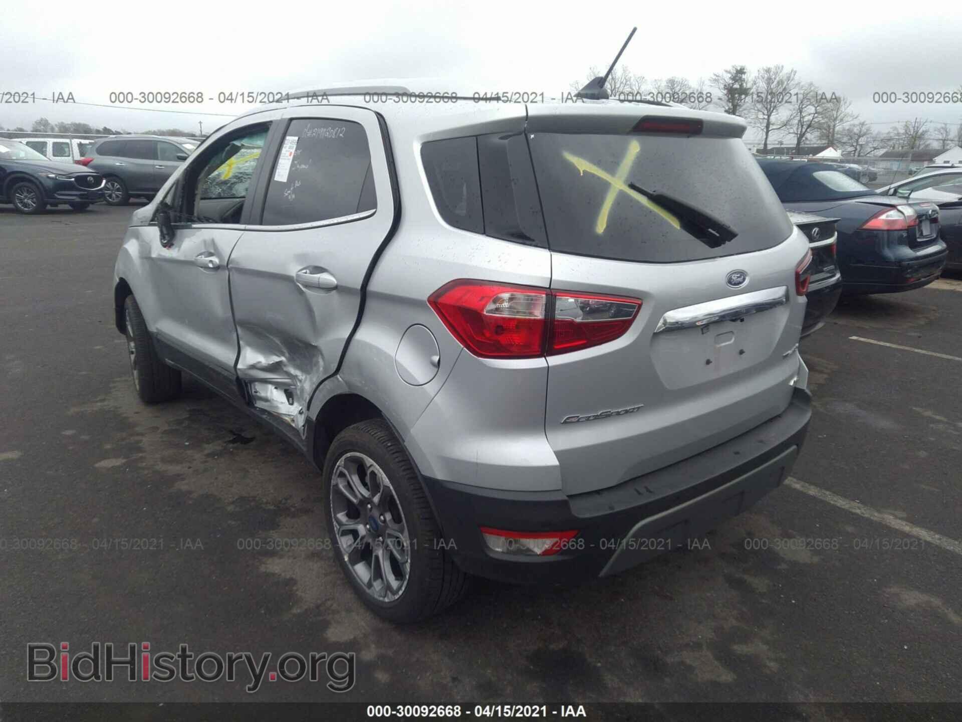2020 FORD ECOSPORT - VIN: MAJ6S3KL1LC365437 - Photo 3