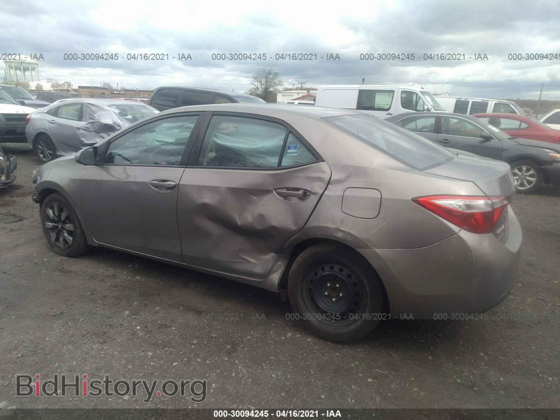 2014 TOYOTA COROLLA - VIN: 2T1BURHE6EC119170 - Фото 3