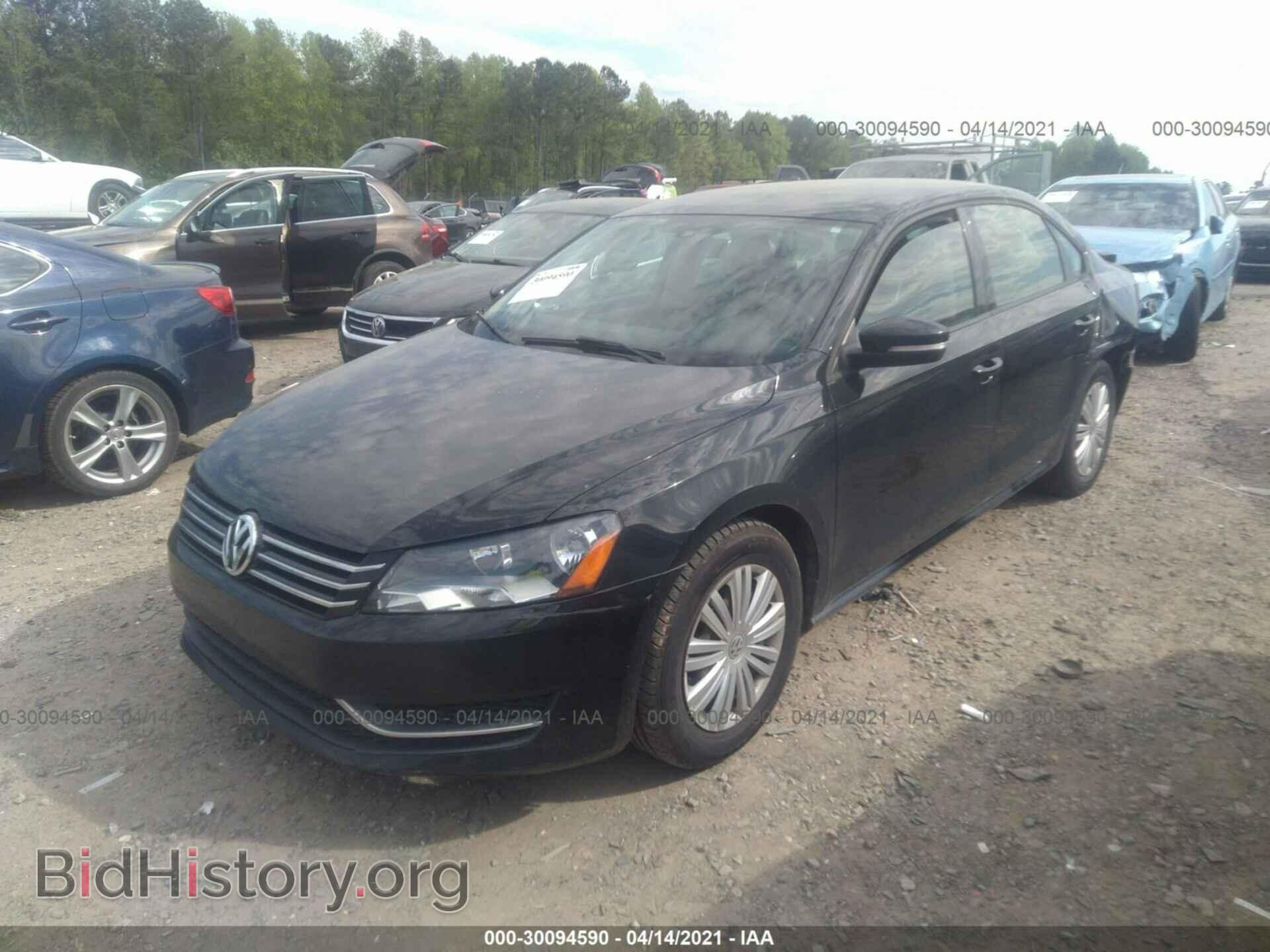 2014 VOLKSWAGEN PASSAT - VIN: 1VWAH7A36EC008119 - Фото 2