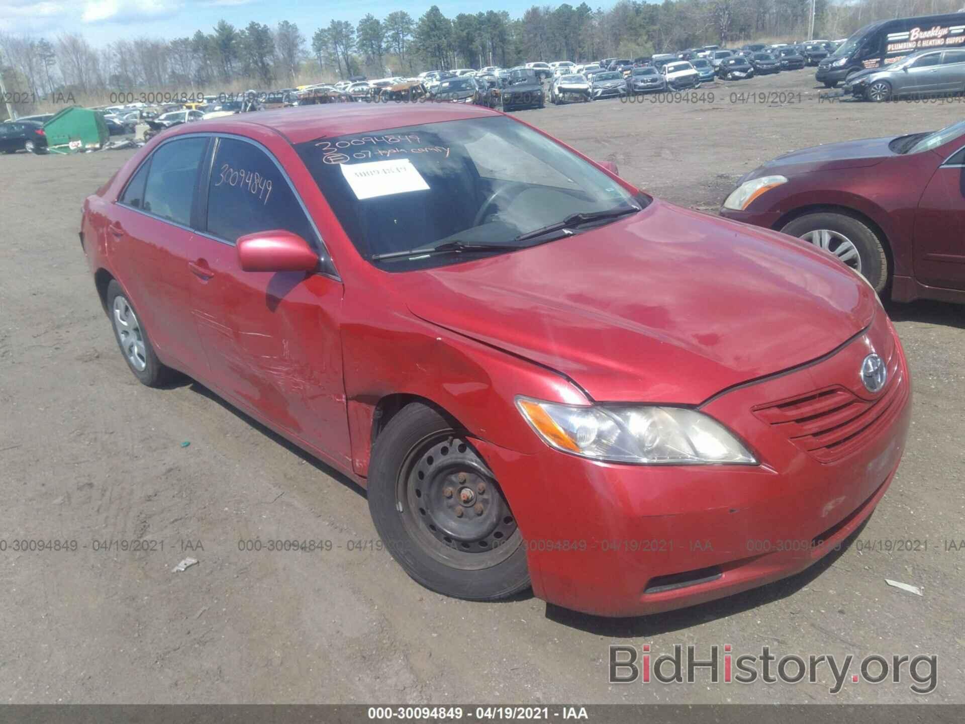 Photo 4T1BE46K17U175320 - TOYOTA CAMRY 2007