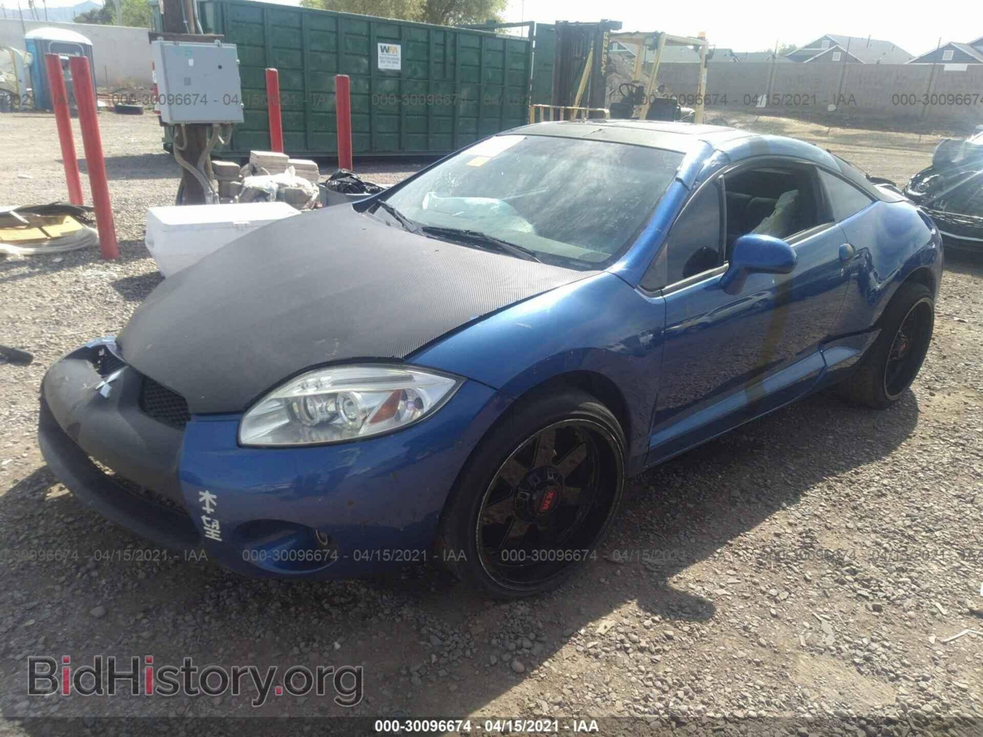2006 MITSUBISHI ECLIPSE - VIN: 4A3AK34T76E005855 - Фото 2
