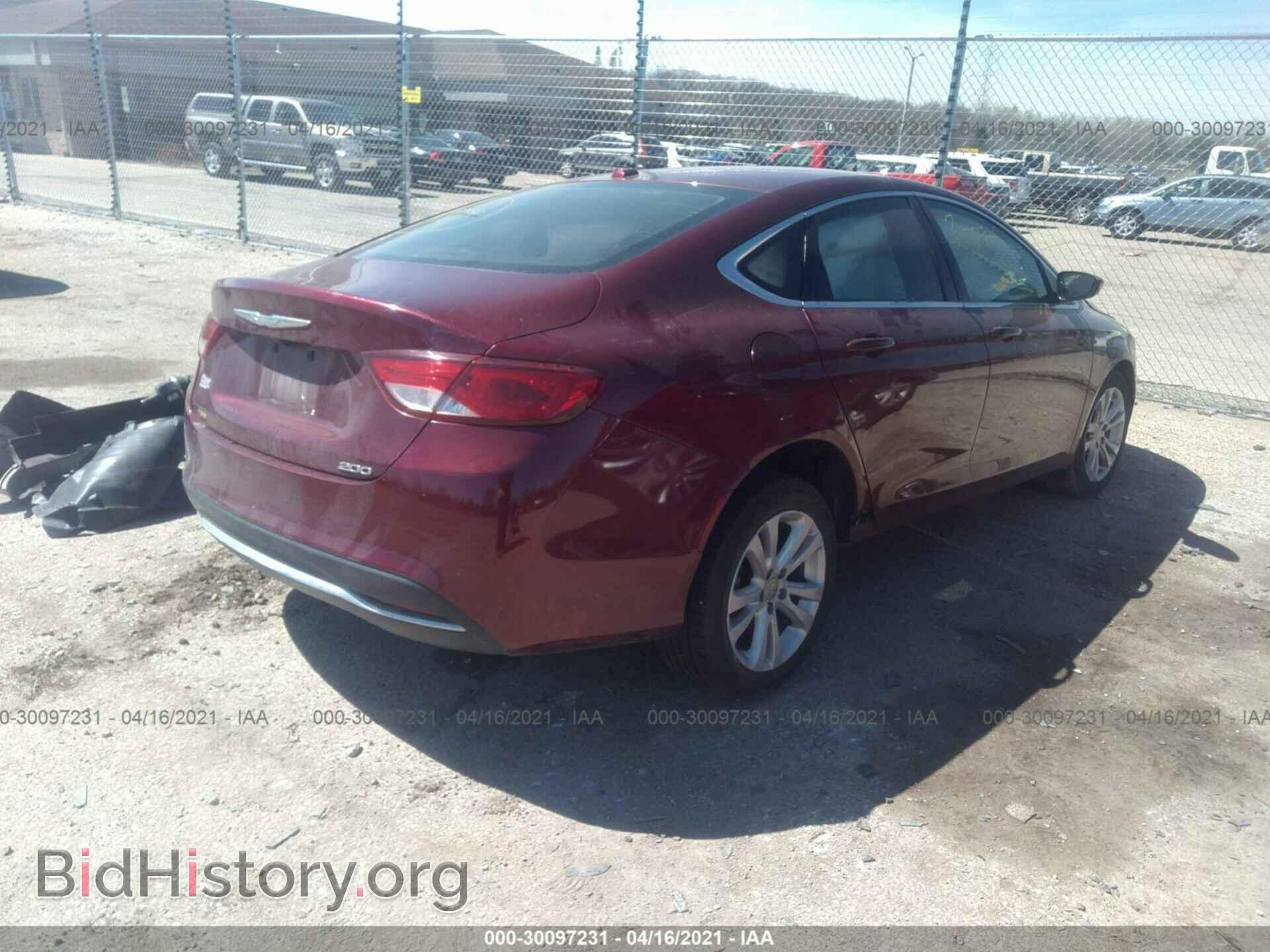 2016 CHRYSLER 200 - VIN: 1C3CCCAB2GN154619 - Фото 4