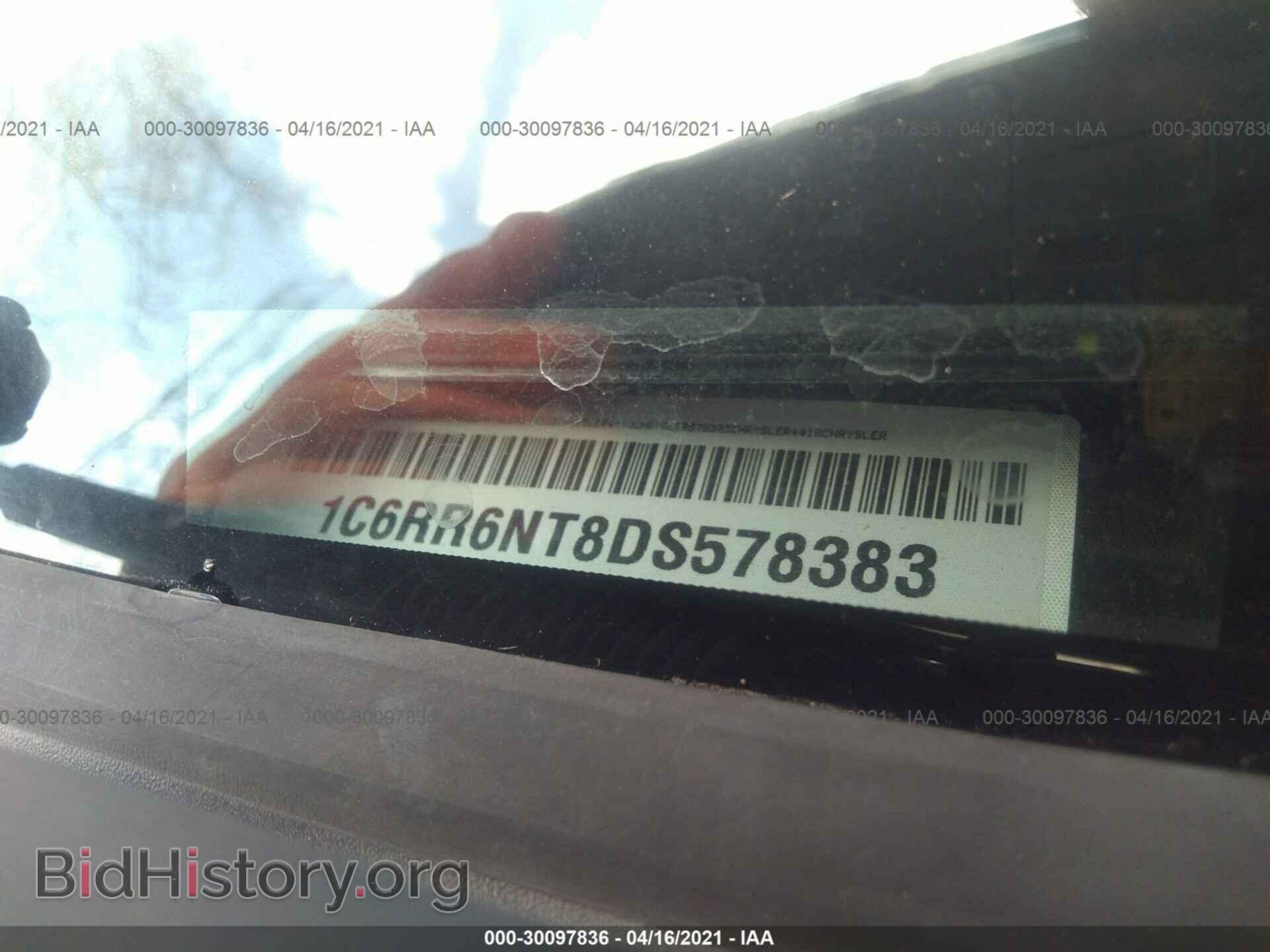 2013 RAM 1500 - VIN: 1C6RR6NT8DS578383 - Фото 9