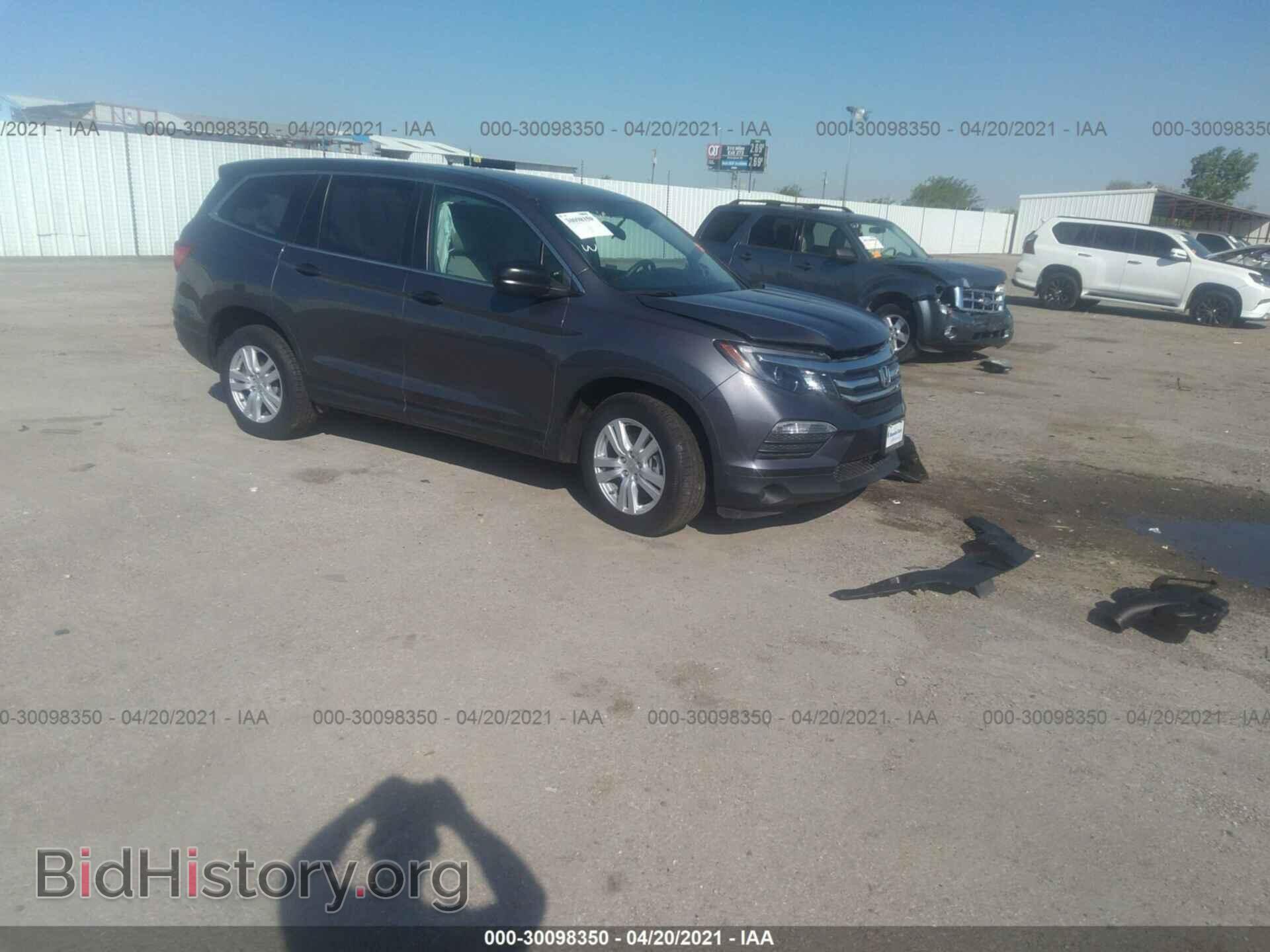 Фотография 5FNYF5H11JB013208 - HONDA PILOT 2018