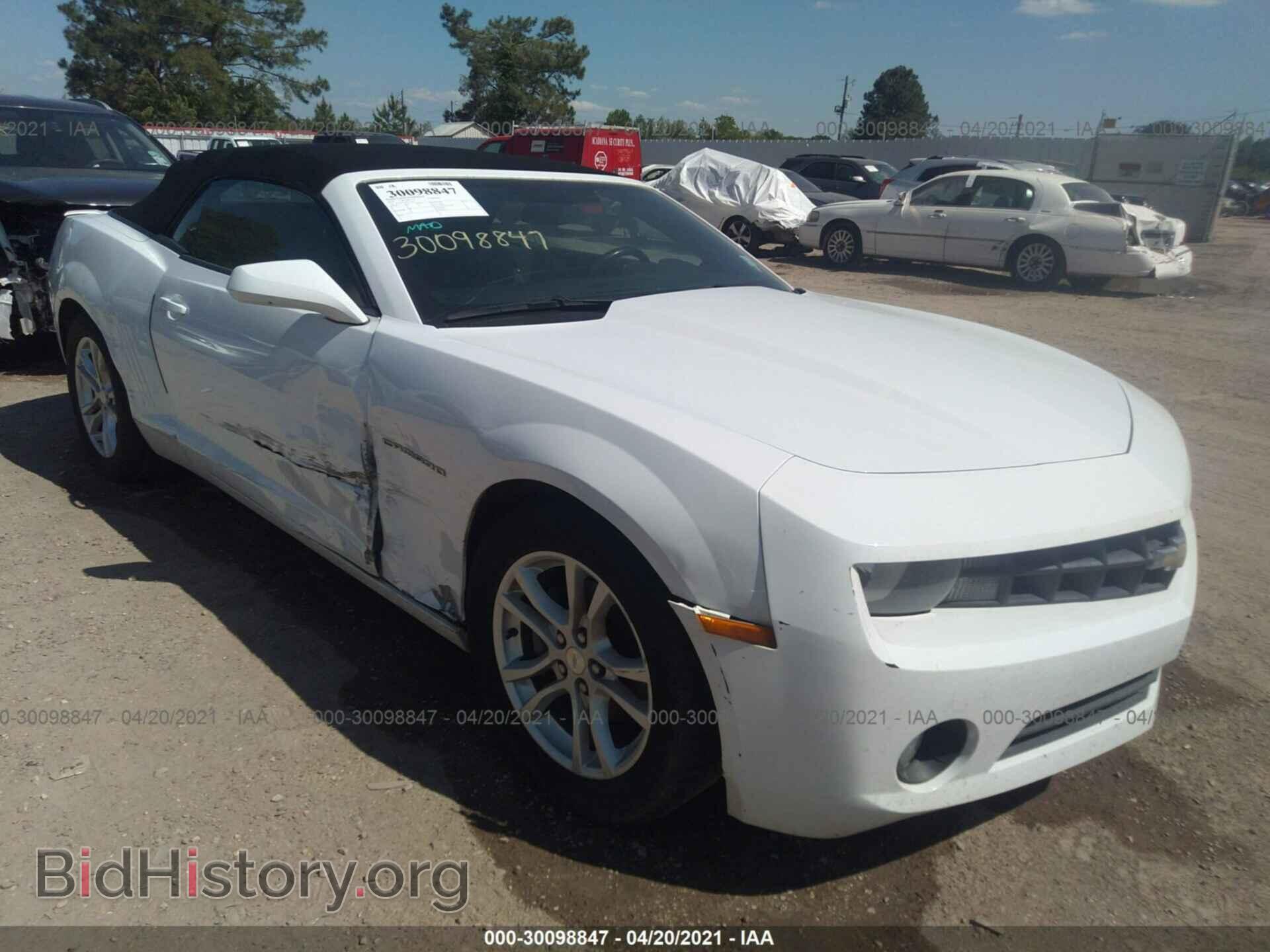 Photo 2G1FB3D30D9124929 - CHEVROLET CAMARO 2013