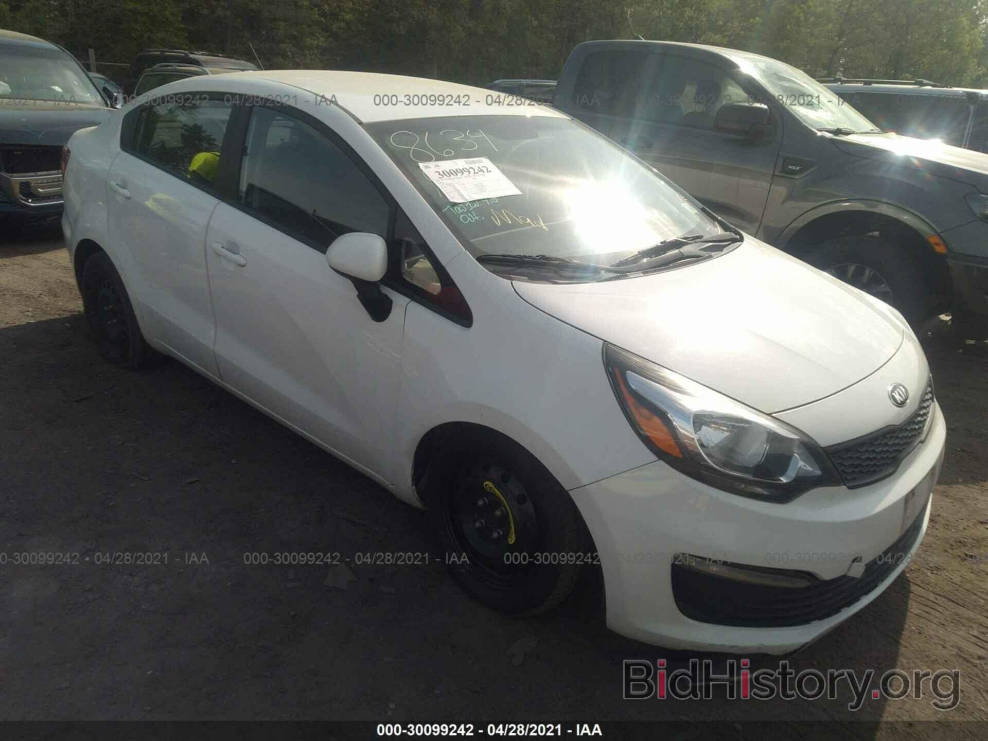 Photo KNADM4A3XG6543124 - KIA RIO 2016