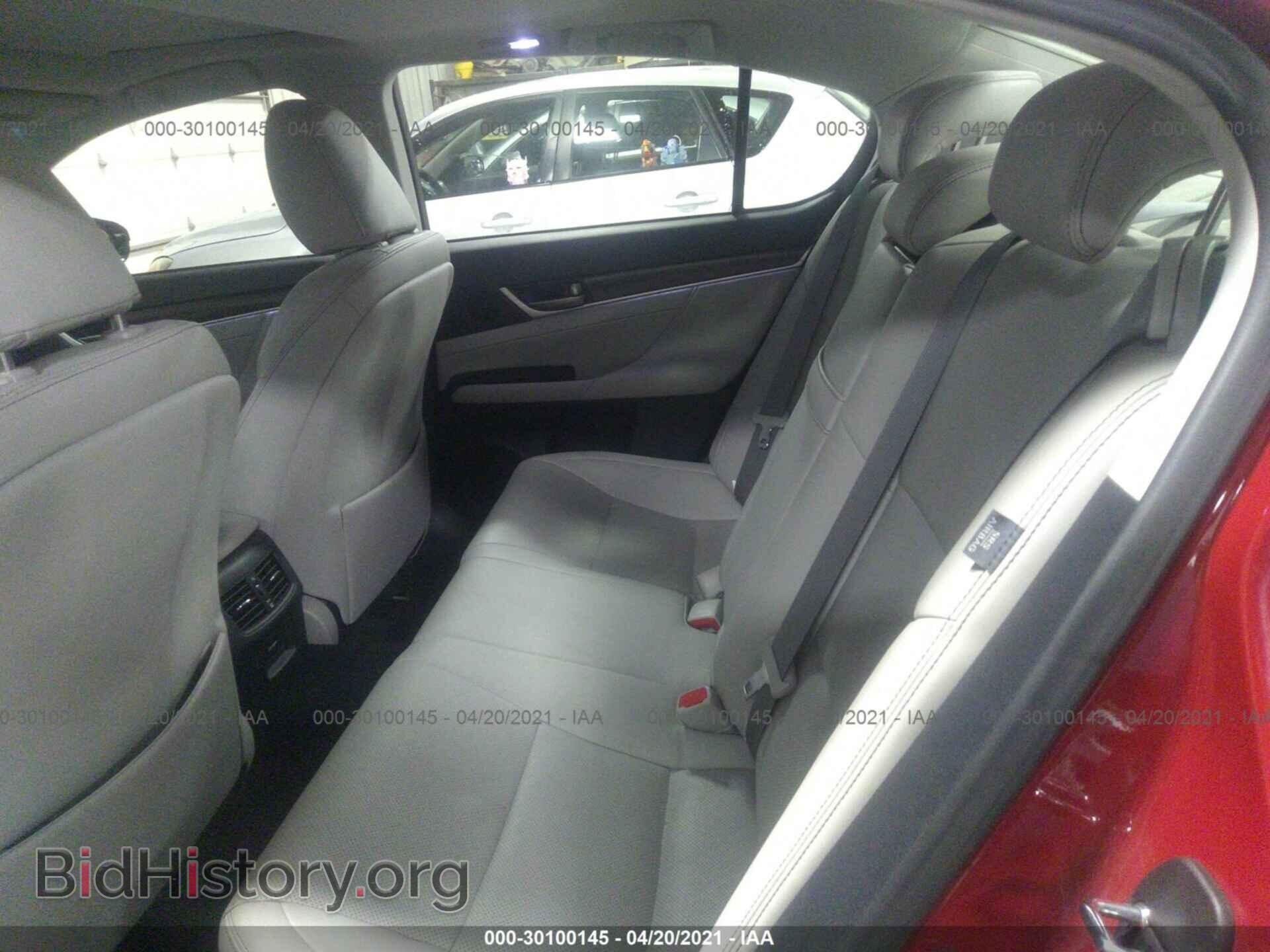 2013 LEXUS GS 350 - VIN: JTHCE1BL3D5005809 - Фото 8
