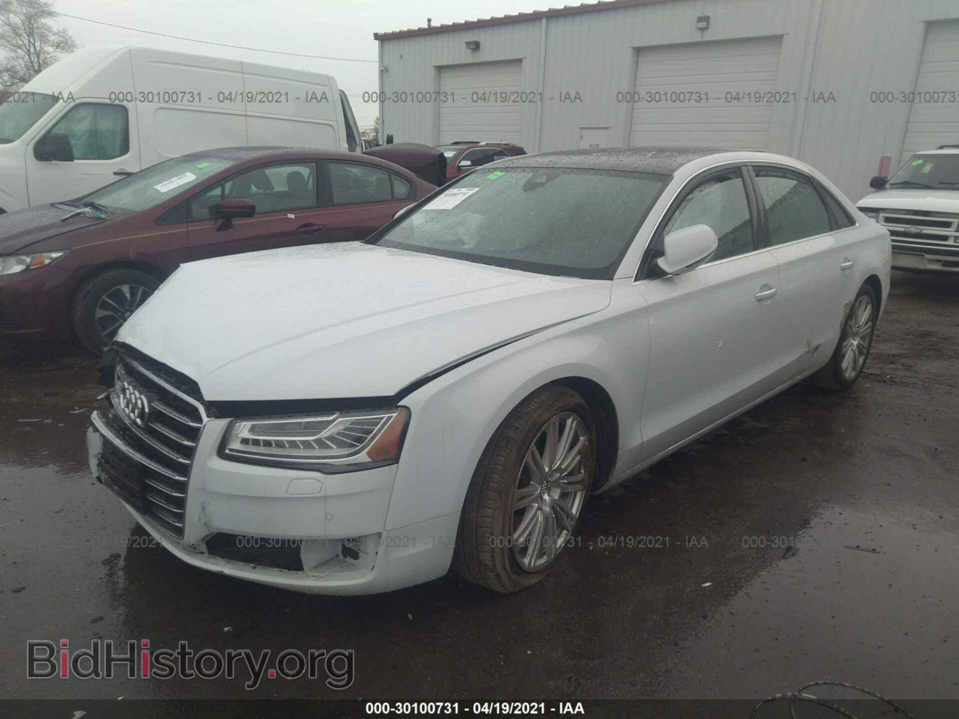 2015 AUDI A8 L - VIN: WAU3GAFD8FN021647 - Фото 2