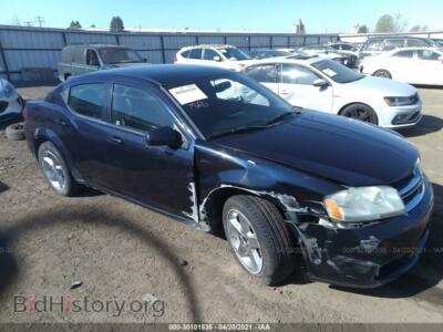2011 Dodge AVENGER LUX, темно-синий — VIN 1B3BD2FB2BN574608, IAAI