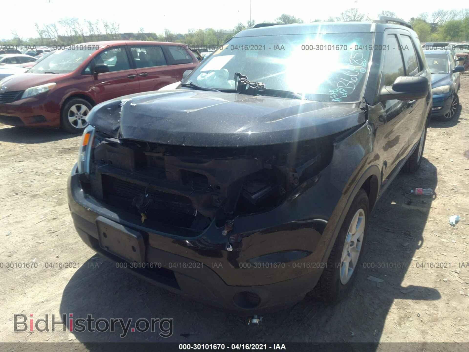 2013 FORD EXPLORER - VIN: 1FM5K7B95DGB60985 - Фото 2