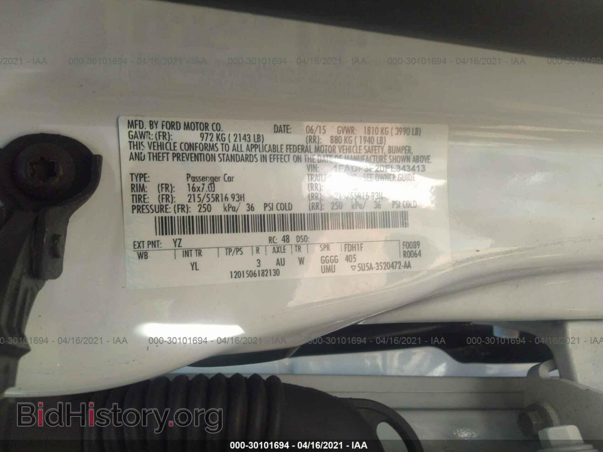 2015 FORD FOCUS - VIN: 1FADP3F20FL343413 - Photo 9