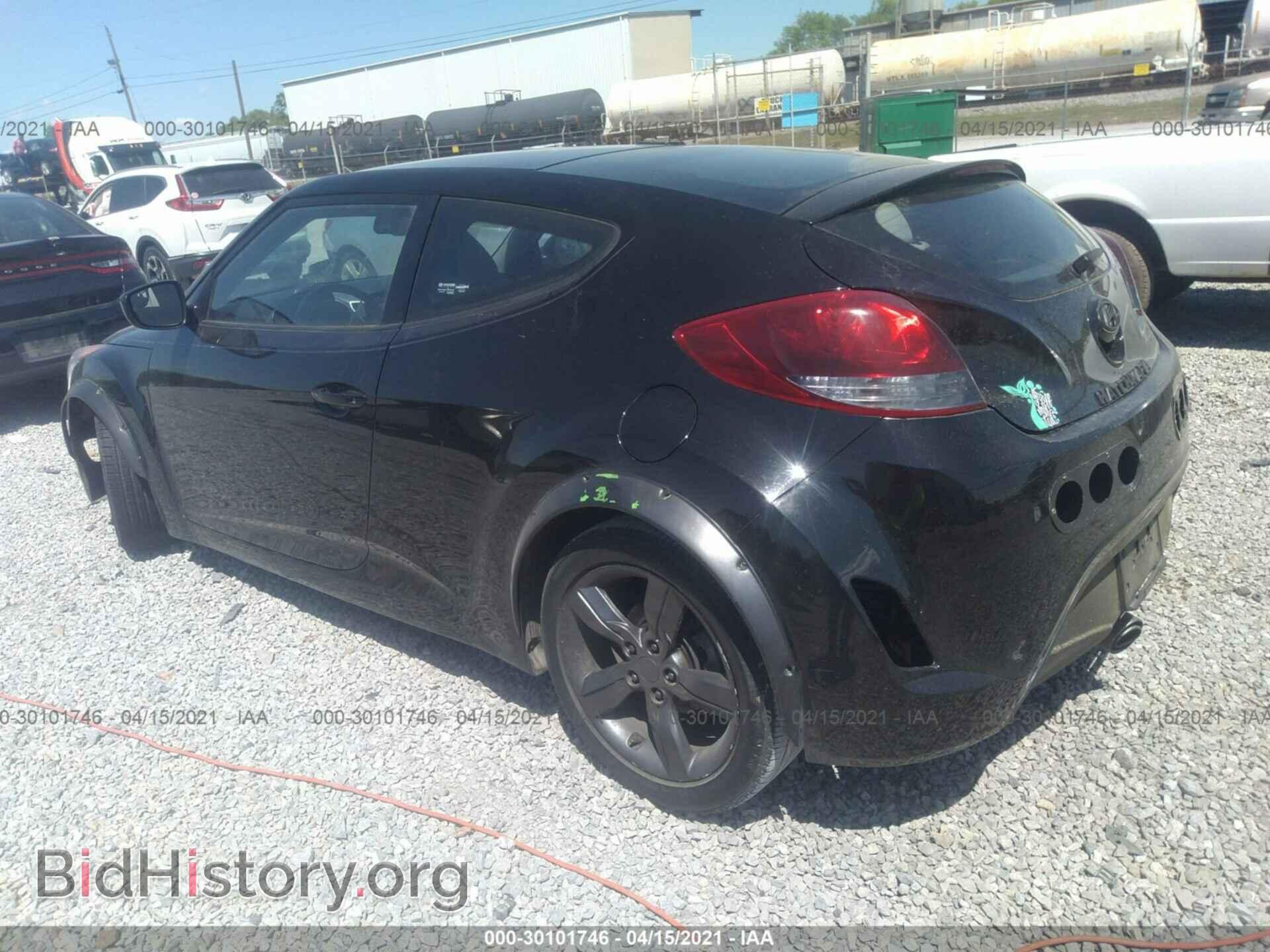 2014 HYUNDAI VELOSTER - VIN: KMHTC6AD0EU184408 - Фото 3